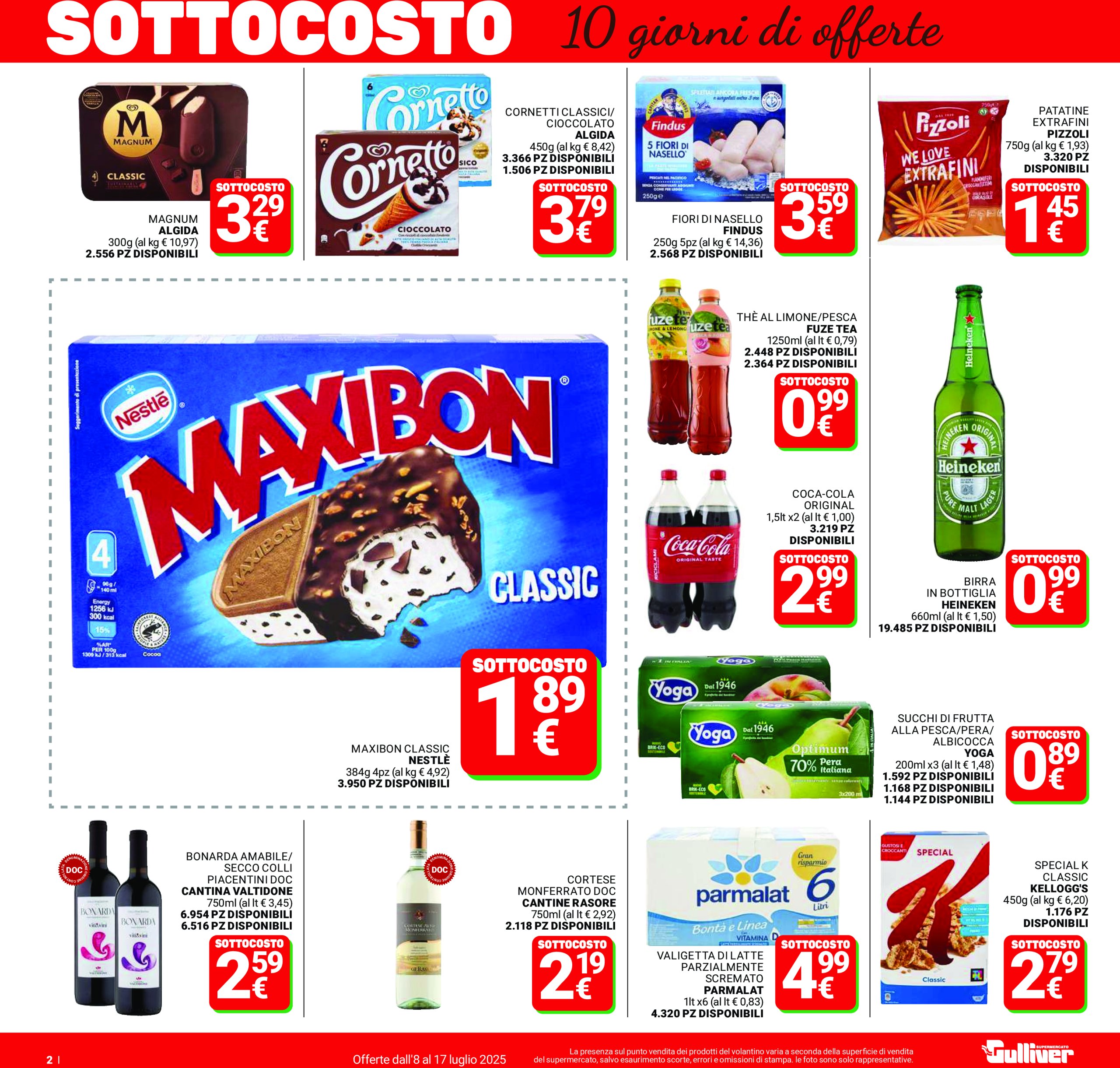 gulliver - Volantino Gulliver - Sottocosto valido dal 08/07 al 17/07 - page: 2