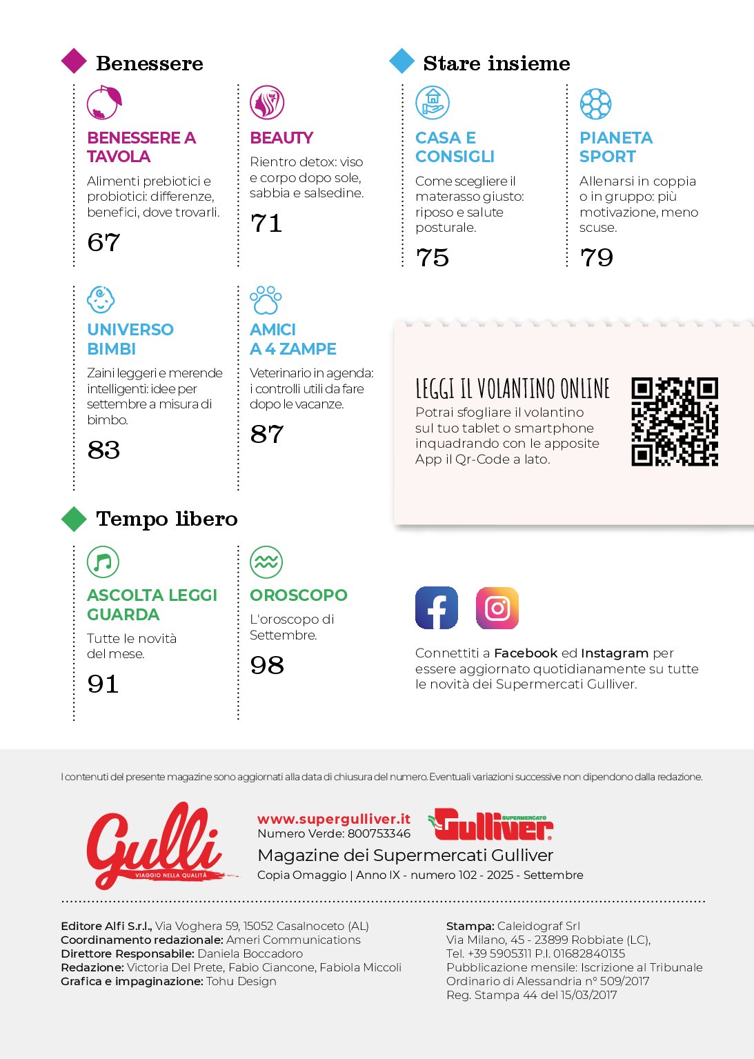 gulliver - Volantino Gulliver - Settembre Magazine valido dal 01/09 al 30/09 - page: 5