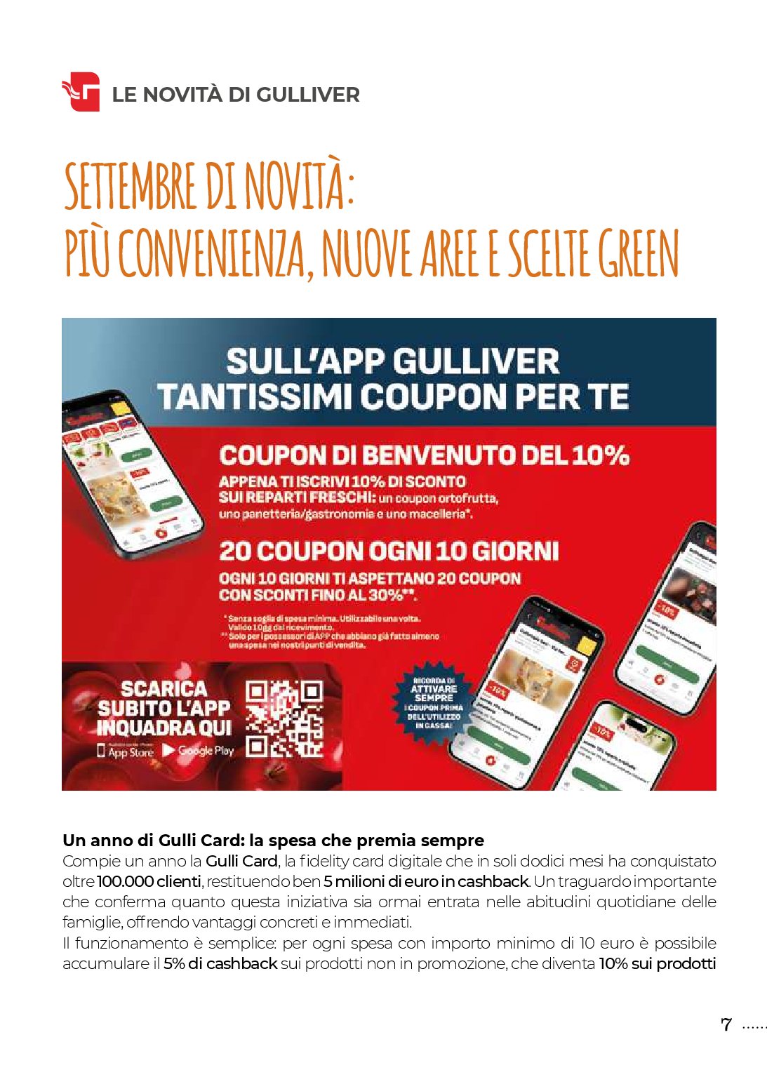 gulliver - Volantino Gulliver - Settembre Magazine valido dal 01/09 al 30/09 - page: 7