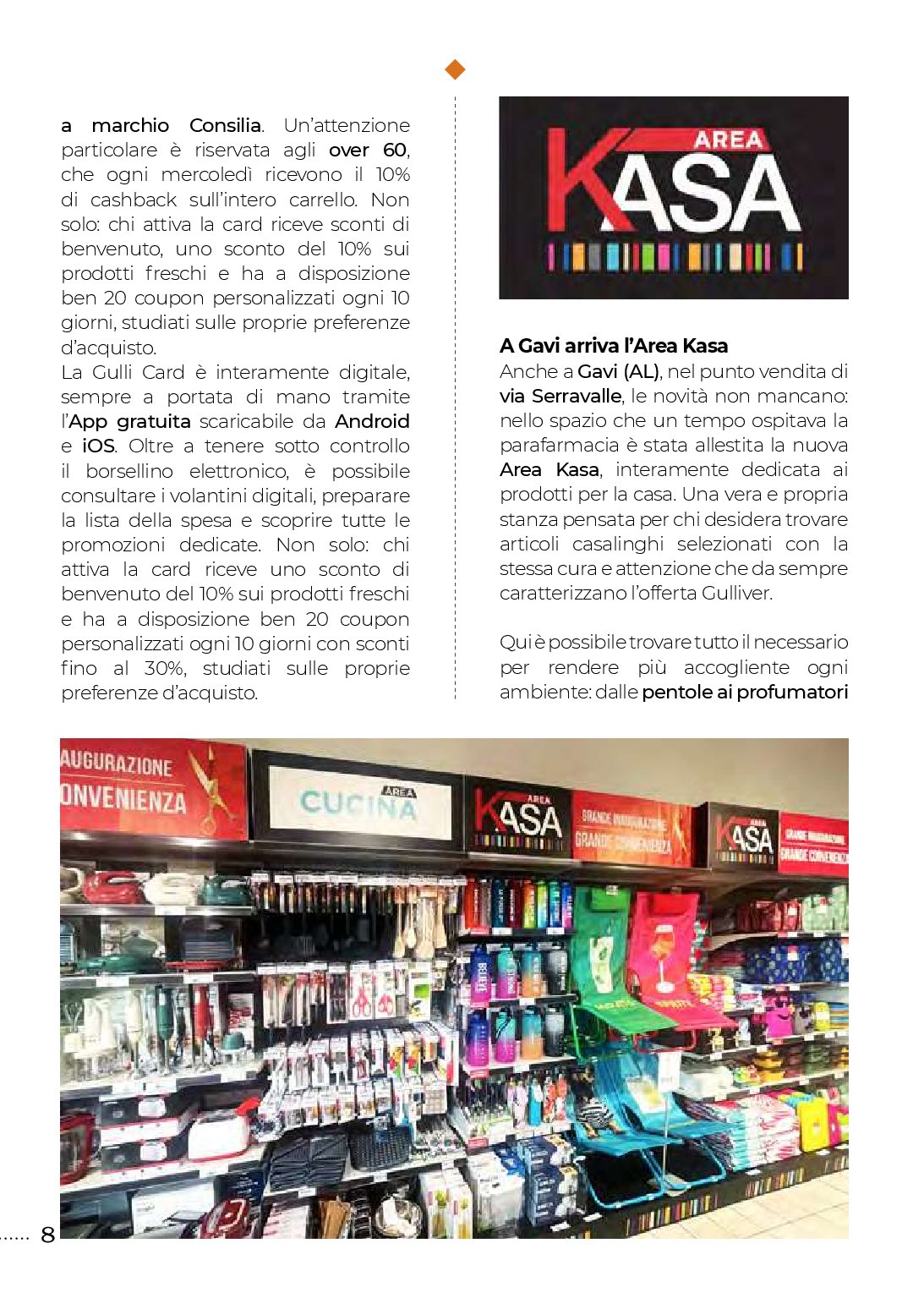gulliver - Volantino Gulliver - Settembre Magazine valido dal 01/09 al 30/09 - page: 8