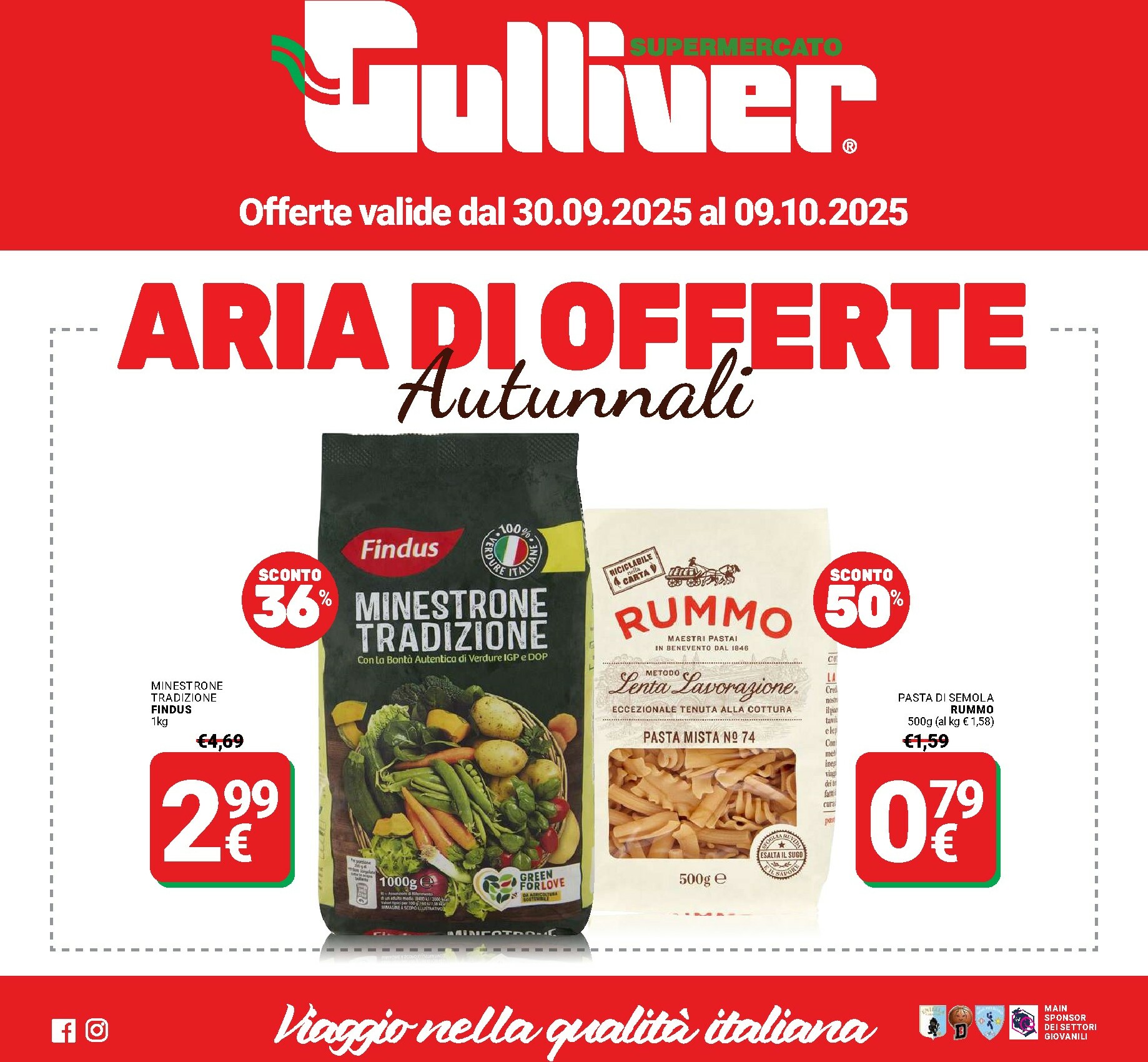 gulliver - Volantino Gulliver - Aria di Offerte valido dal 30/09 al 09/10