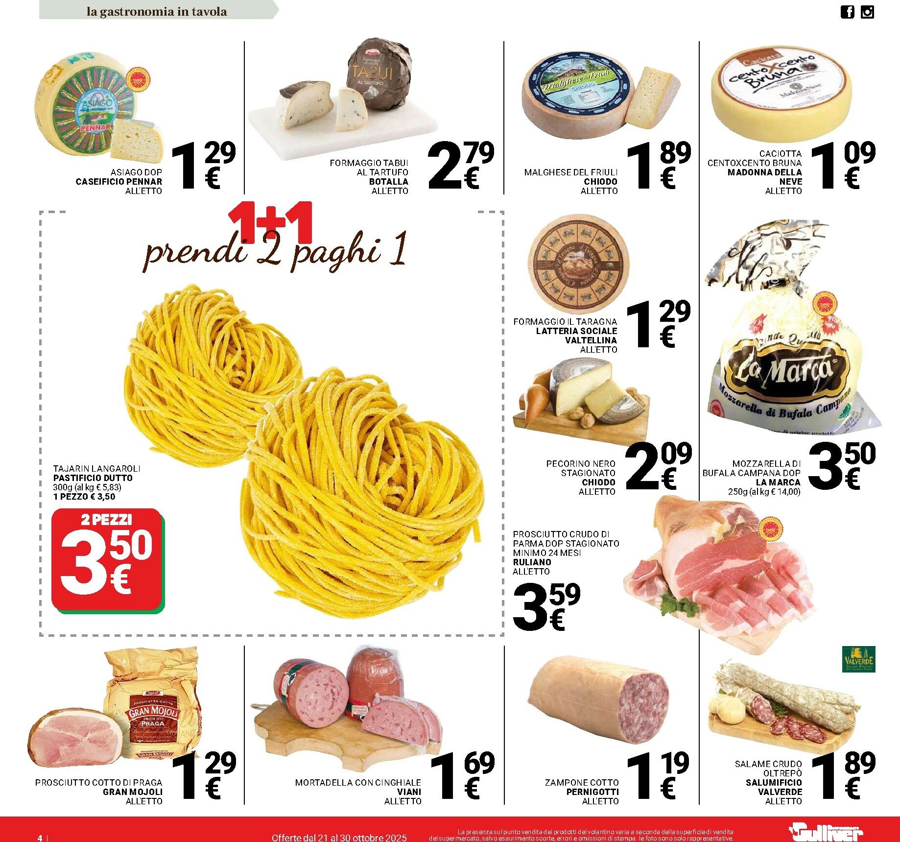 gulliver - Volantino Gulliver - 1+1 valido dal 21/10 al 30/10 - page: 4