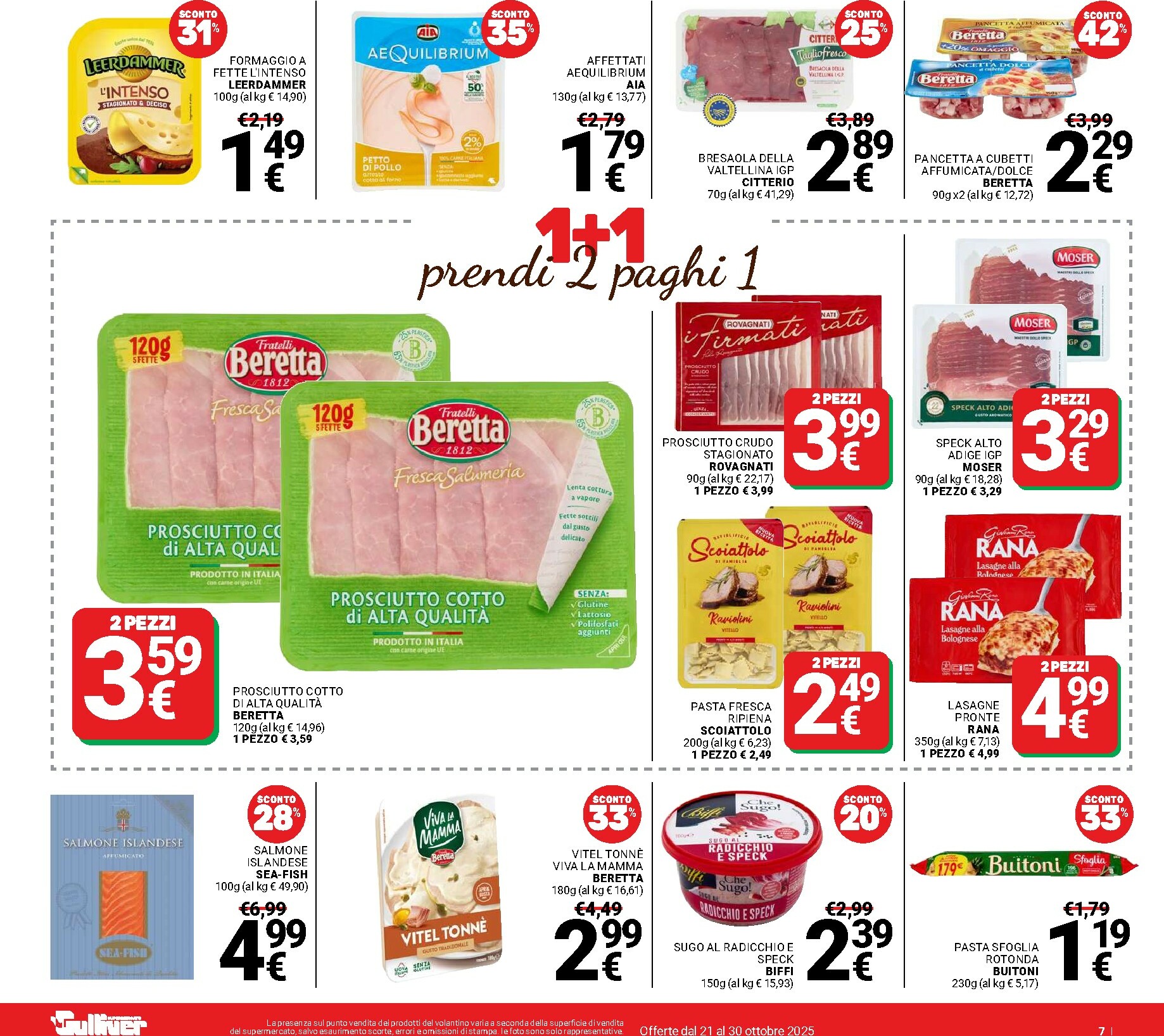 gulliver - Volantino Gulliver - 1+1 valido dal 21/10 al 30/10 - page: 7