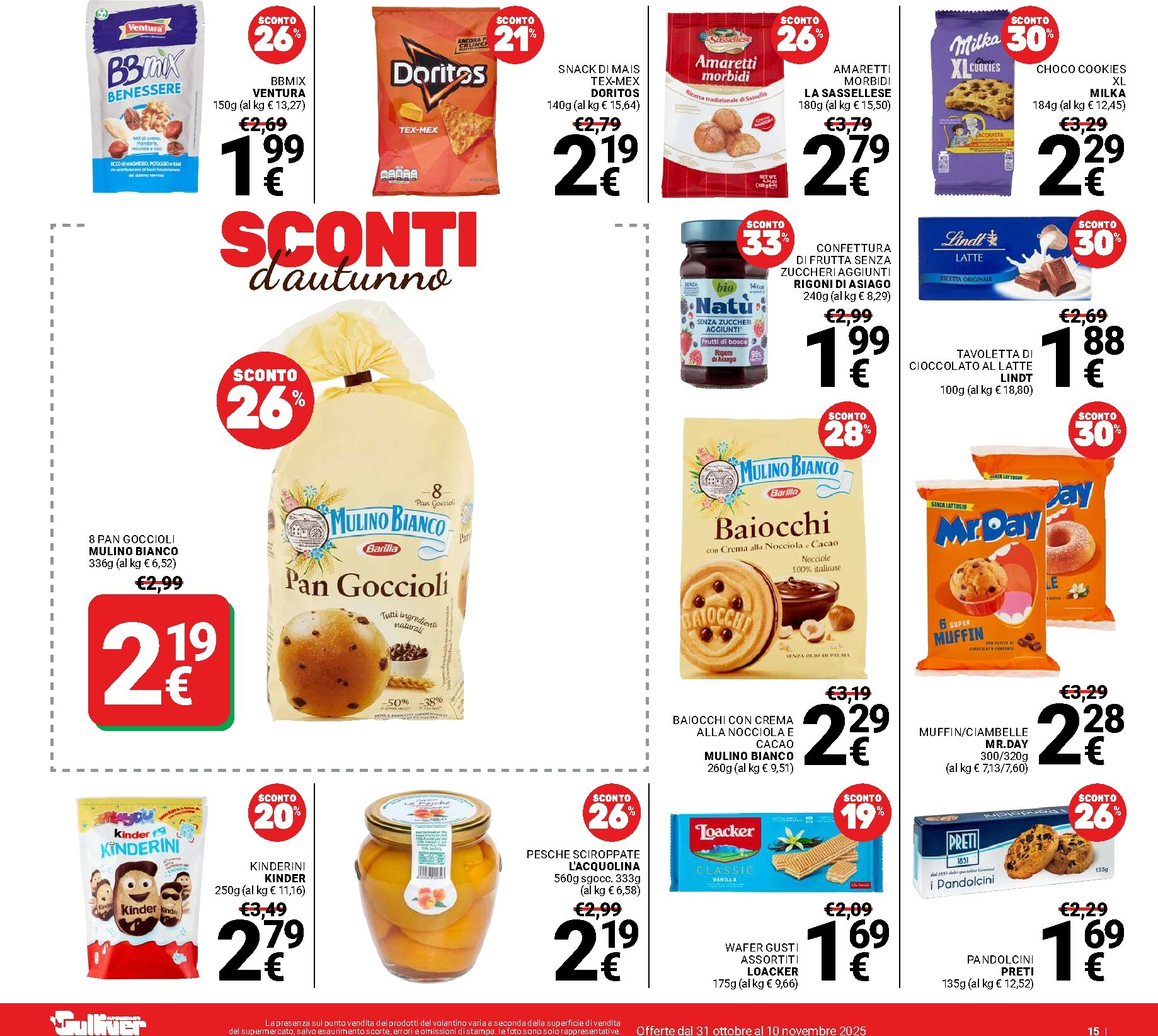 gulliver - Volantino Gulliver - Sconti d'autunno valido dal 31/10 al 10/11 - page: 15