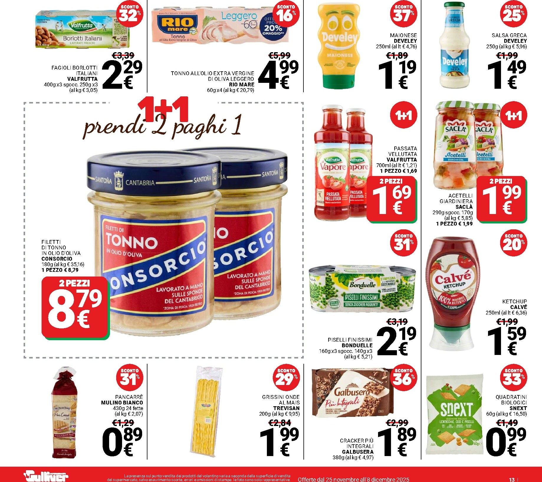 gulliver - Volantino Gulliver valido dal 25/11 al 08/12 - page: 13