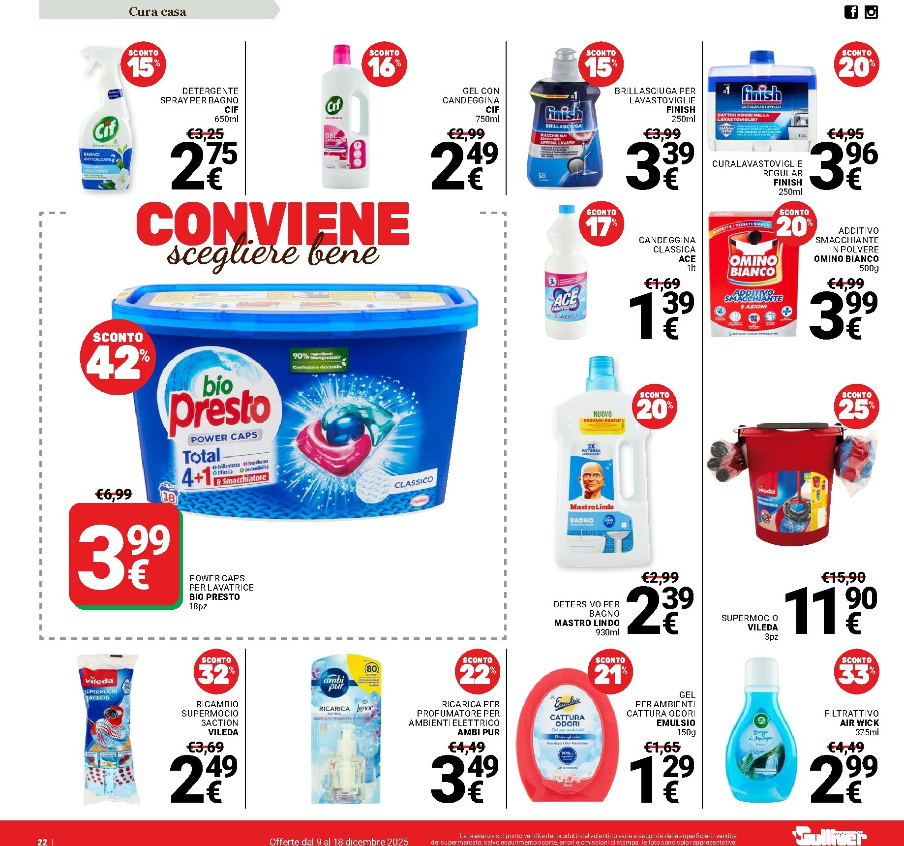 gulliver - Volantino Gulliver valido dal 09/12 al 18/12 - page: 22
