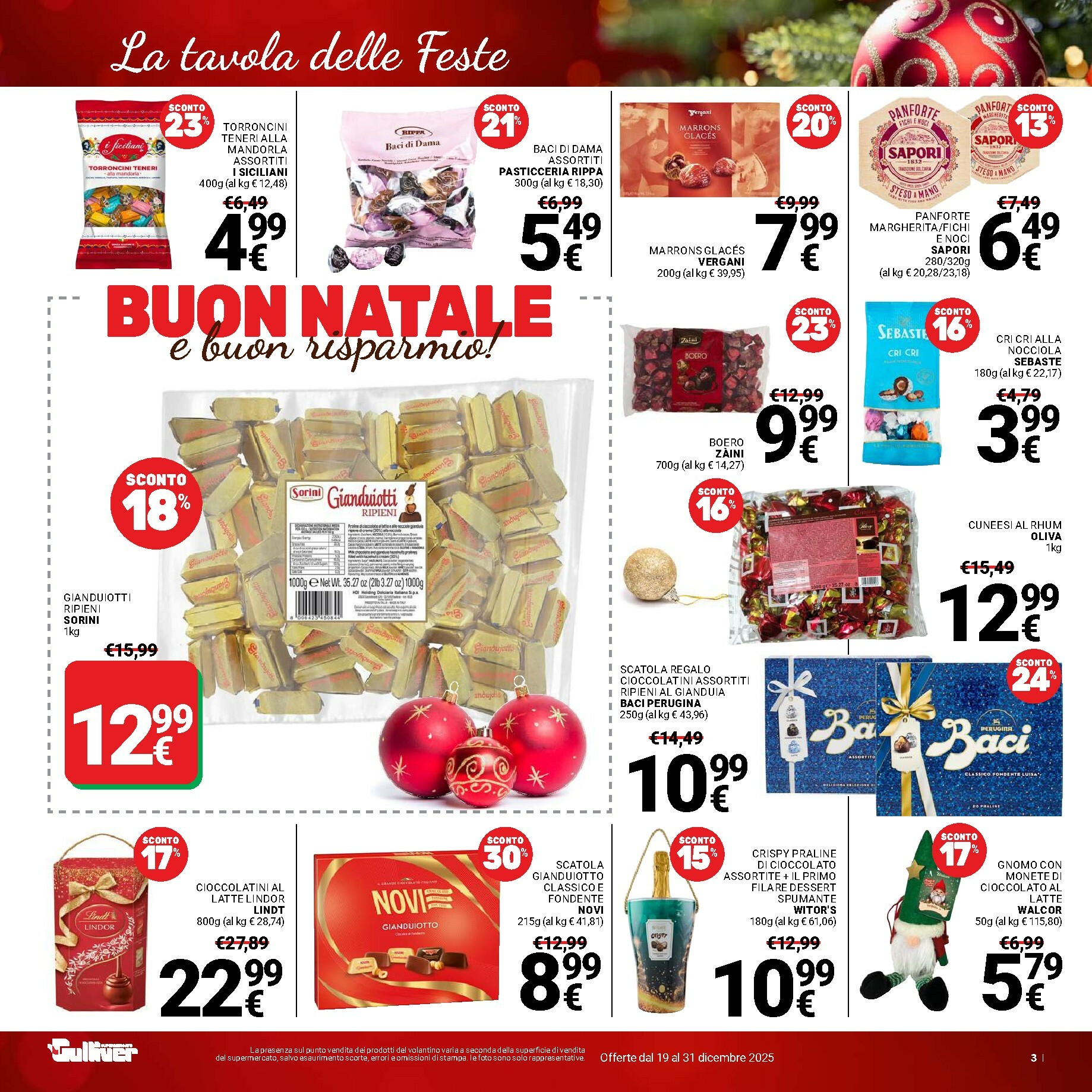 gulliver - Volantino Gulliver - Buon Natale valido dal 19/12 al 31/12 - page: 3