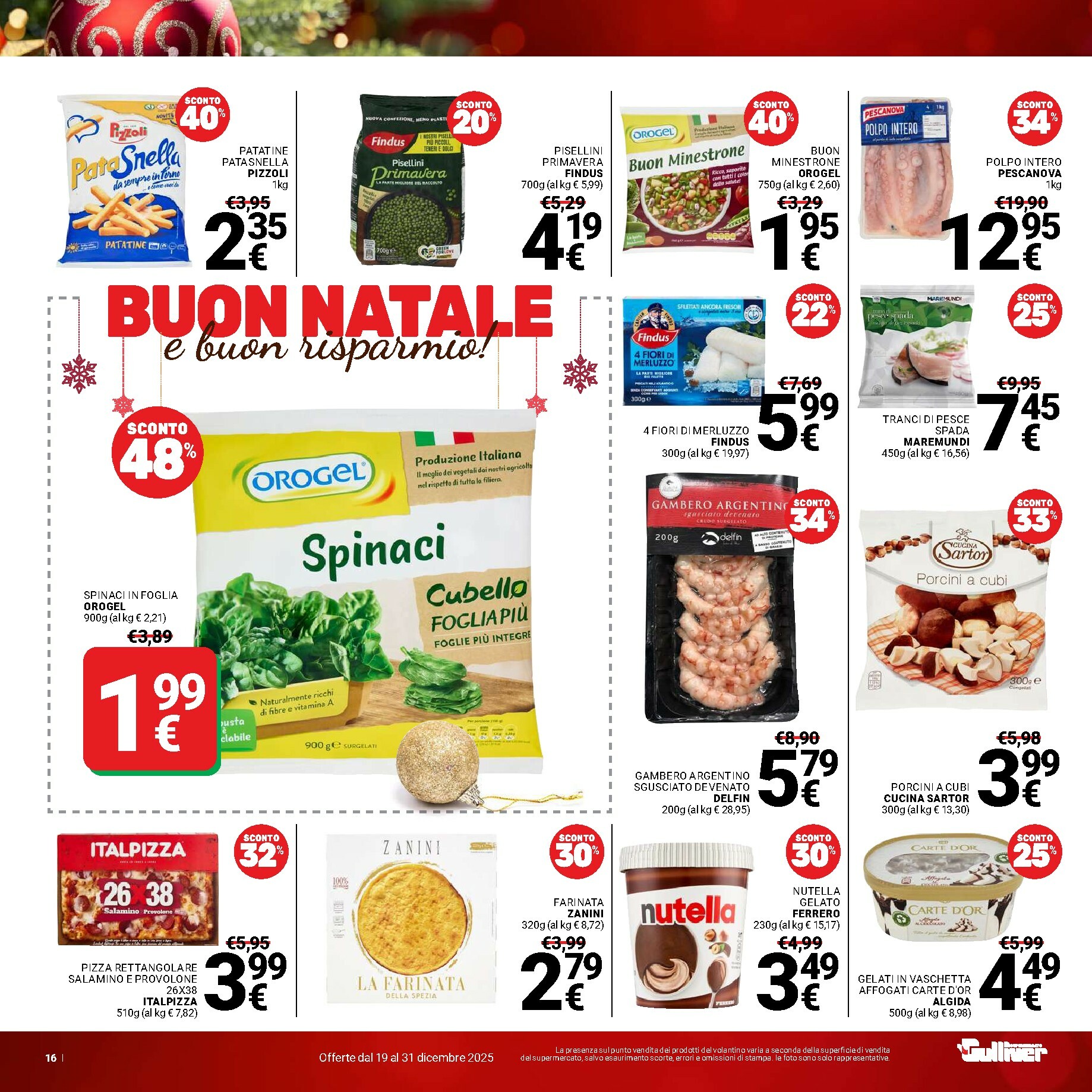 gulliver - Volantino Gulliver - Buon Natale valido dal 19/12 al 31/12 - page: 16