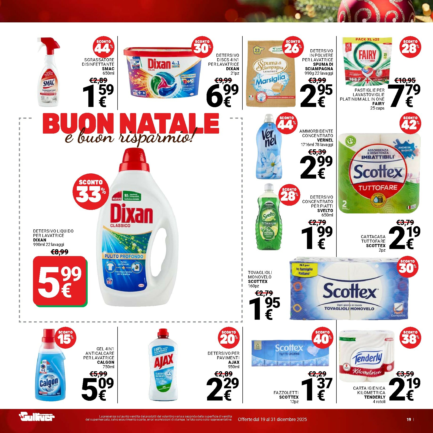 gulliver - Volantino Gulliver - Buon Natale valido dal 19/12 al 31/12 - page: 19