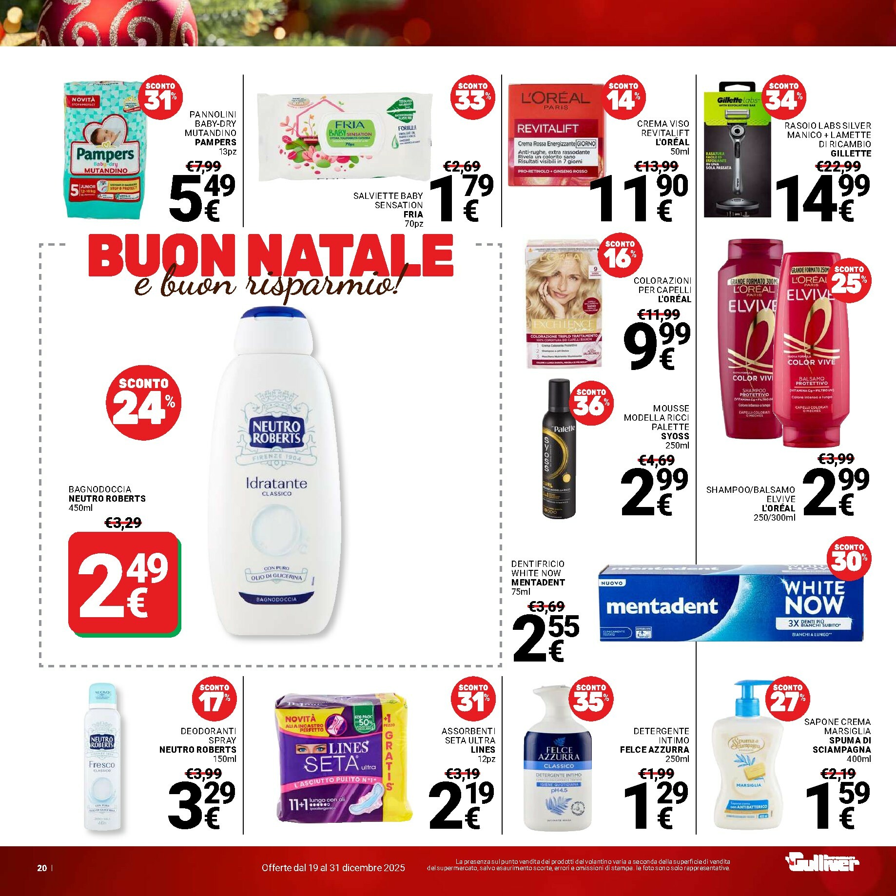 gulliver - Volantino Gulliver - Buon Natale valido dal 19/12 al 31/12 - page: 20