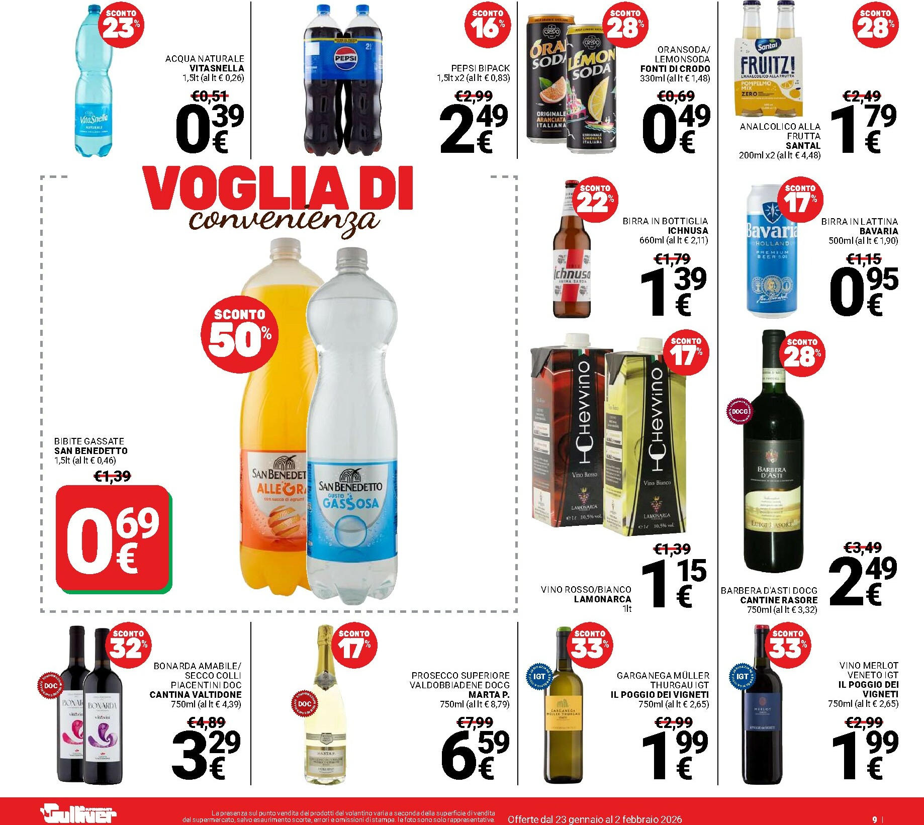 gulliver - Volantino Gulliver valido dal 23/01 al 02/02 - page: 9