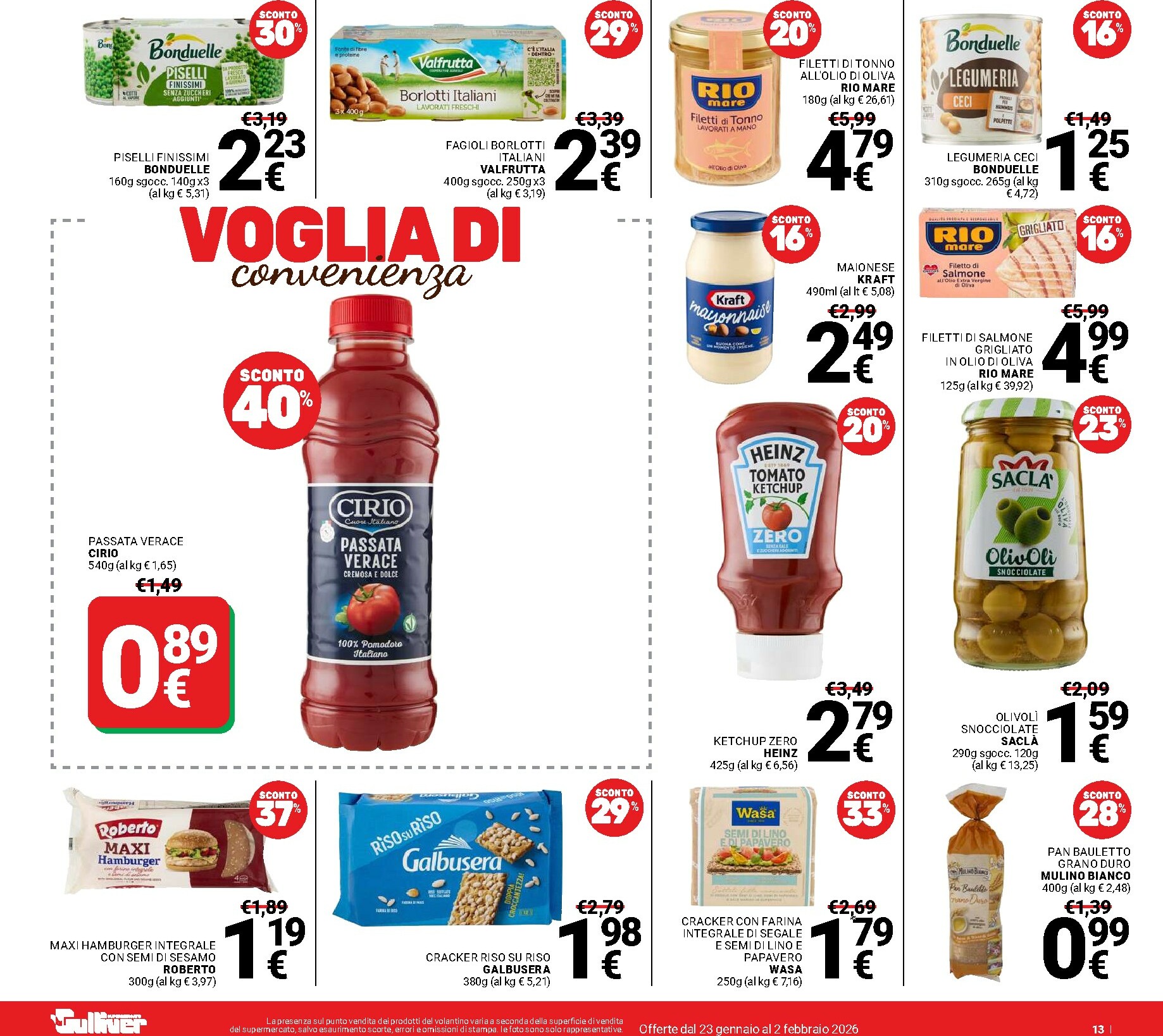 gulliver - Volantino Gulliver valido dal 23/01 al 02/02 - page: 13