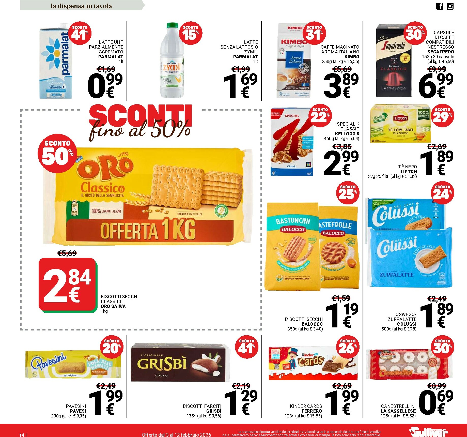 gulliver - Volantino Gulliver valido dal 03/02/2026 al 12/02/2026 - page: 14
