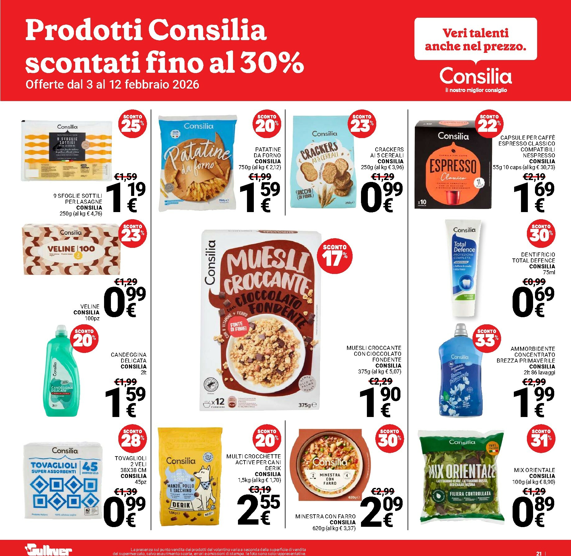 gulliver - Volantino Gulliver valido dal 03/02/2026 al 12/02/2026 - page: 21