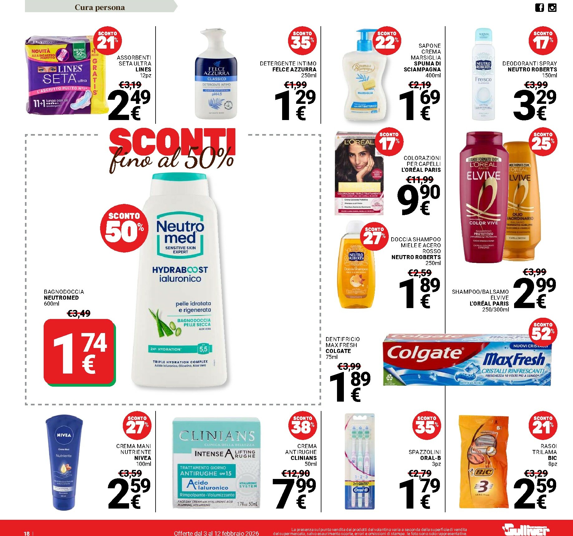 gulliver - Volantino Gulliver valido dal 03/02/2026 al 12/02/2026 - page: 18