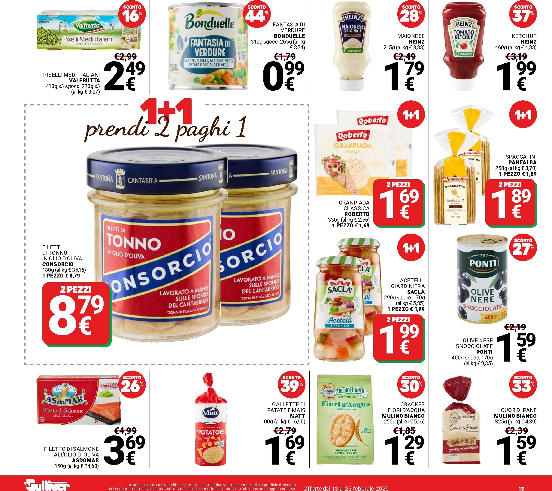 gulliver - Volantino Gulliver valido dal 13/02/2026 al 23/02/2026 - page: 13