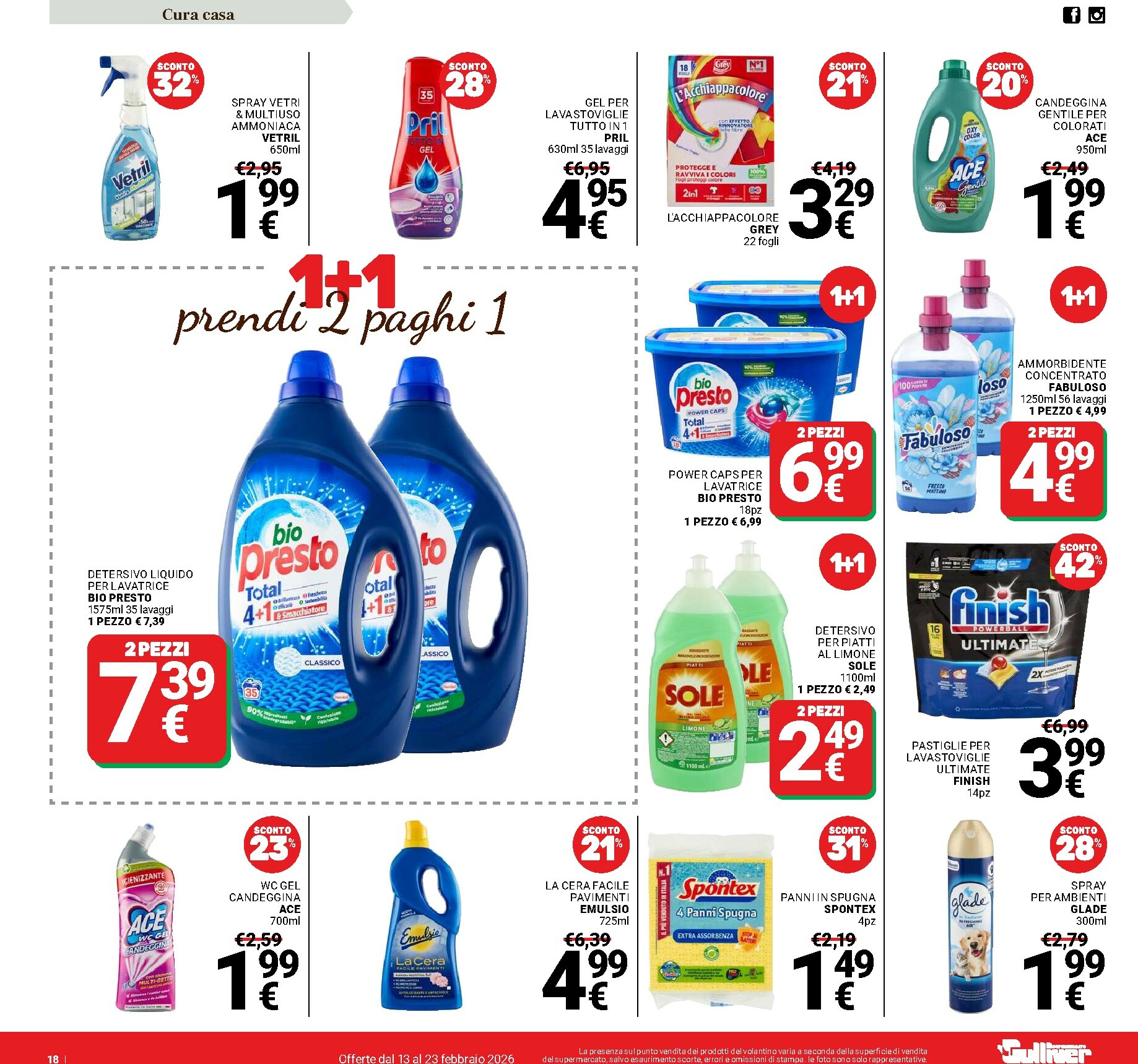 gulliver - Volantino Gulliver valido dal 13/02/2026 al 23/02/2026 - page: 18