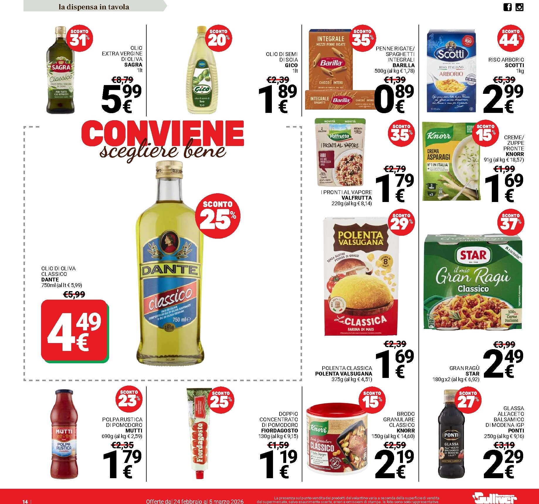 gulliver - Volantino Gulliver valido dal 24/02/2026 al 05/03/2026 - page: 14