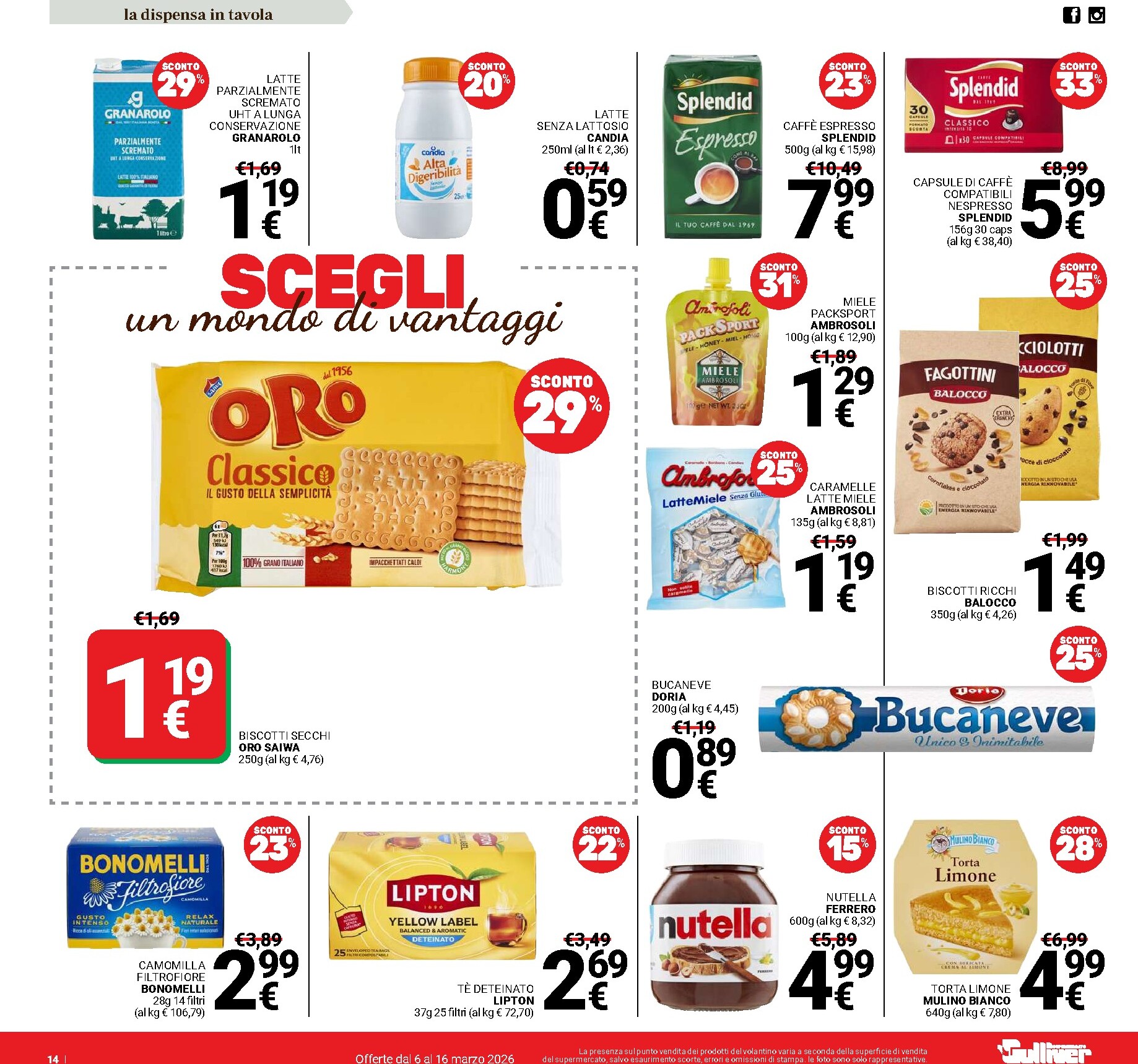 gulliver - Volantino Gulliver valido dal 06/03/2026 al 16/03/2026 - page: 14