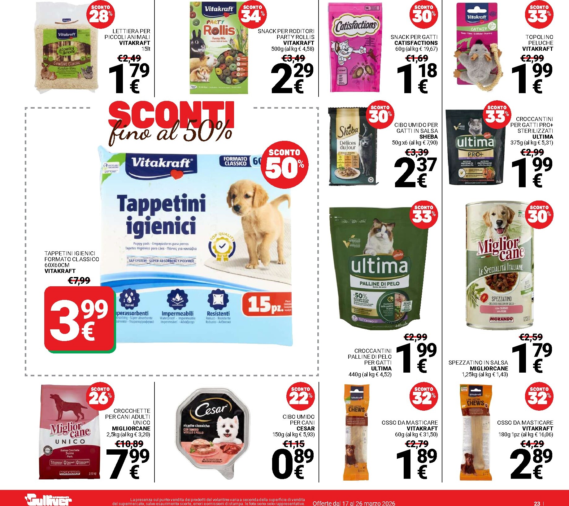 gulliver - Volantino Gulliver - Sconti fino al 50% valido dal 17/03/2026 al 26/03/2026 - page: 23