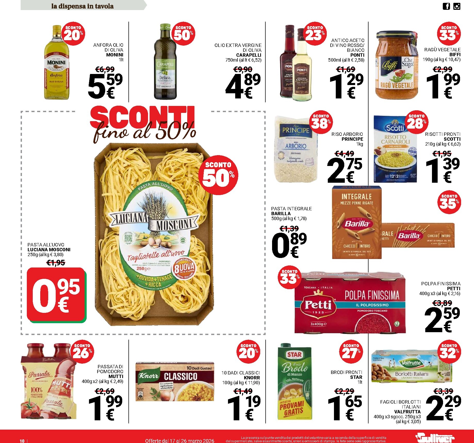 gulliver - Volantino Gulliver - Sconti fino al 50% valido dal 17/03/2026 al 26/03/2026 - page: 10