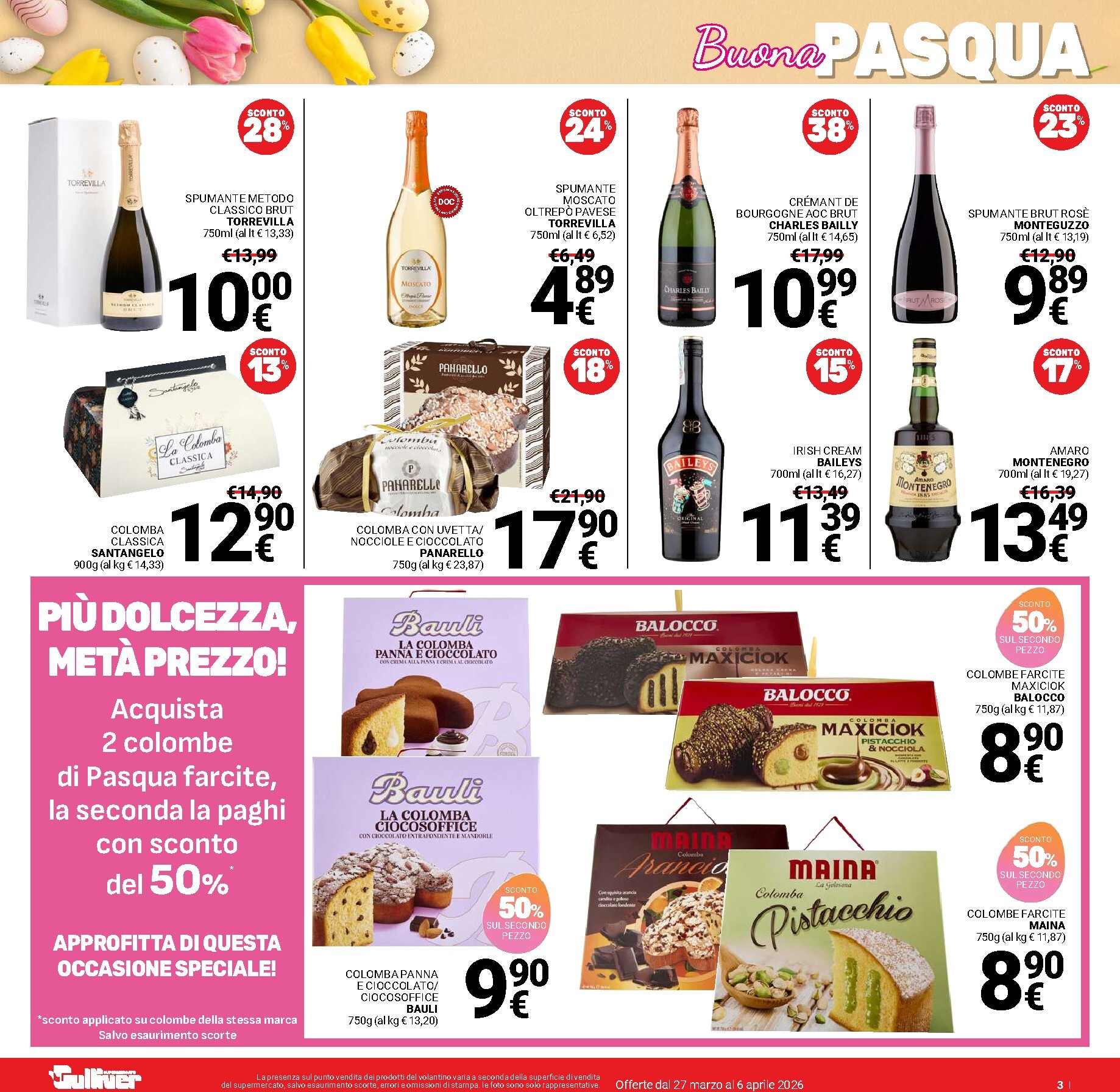 gulliver - Volantino Gulliver - Buona Pasqua valido dal 27/03/2026 al 06/04/2026 - page: 3