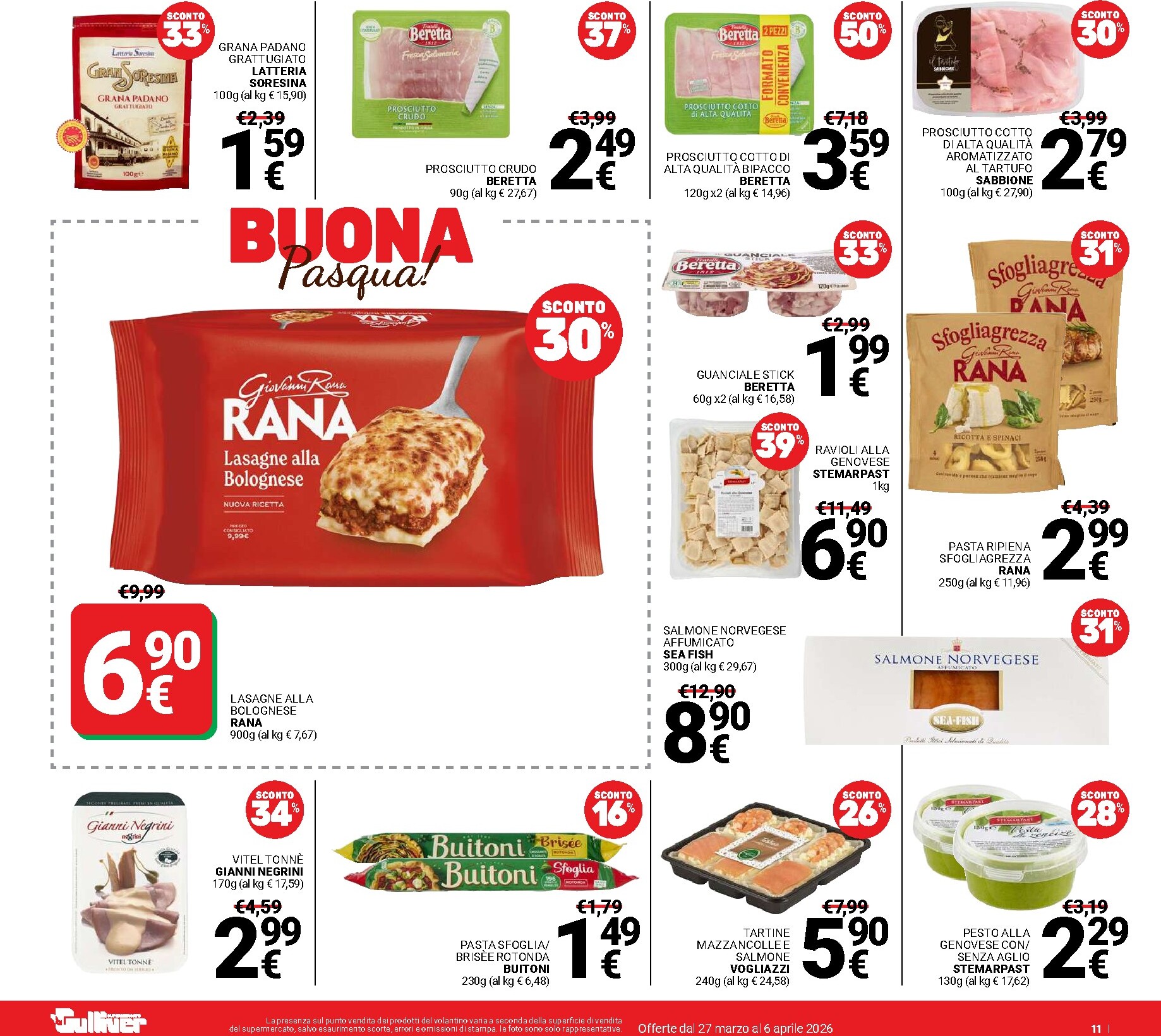 gulliver - Volantino Gulliver - Buona Pasqua valido dal 27/03/2026 al 06/04/2026 - page: 11