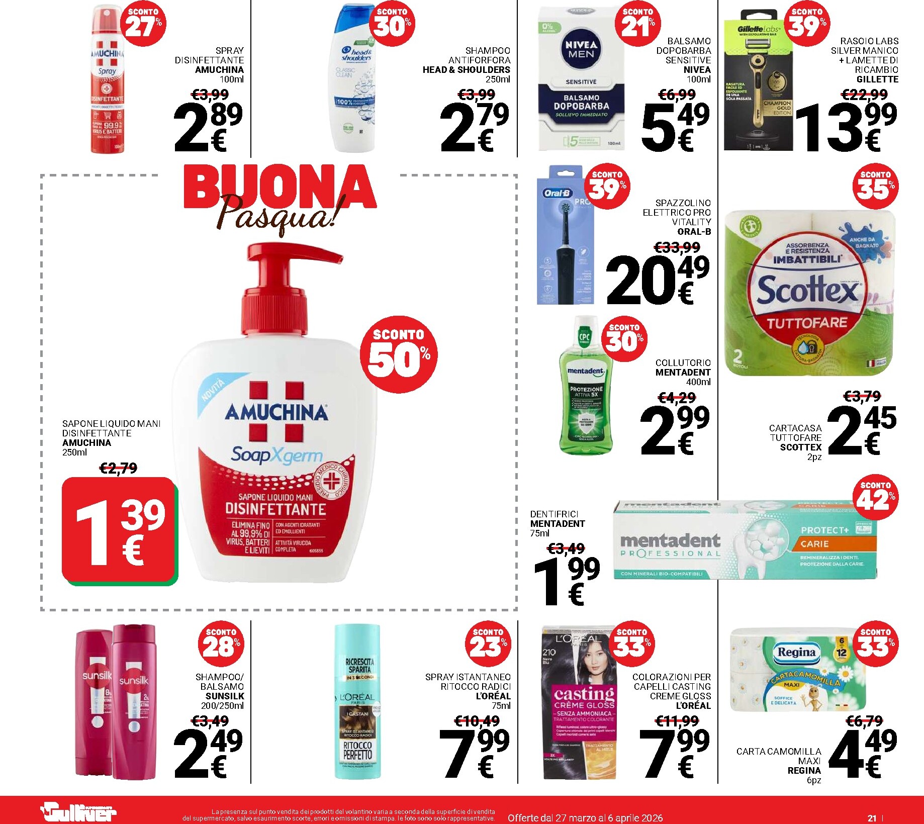 gulliver - Volantino Gulliver - Buona Pasqua valido dal 27/03/2026 al 06/04/2026 - page: 21