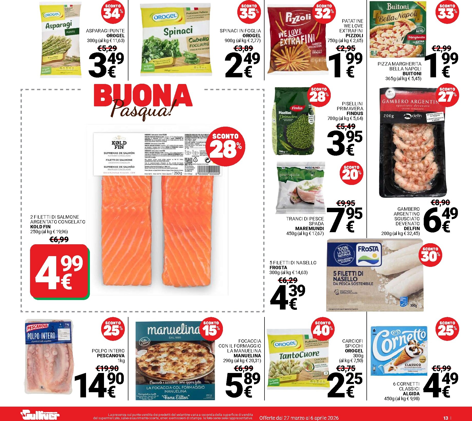 gulliver - Volantino Gulliver - Buona Pasqua valido dal 27/03/2026 al 06/04/2026 - page: 13