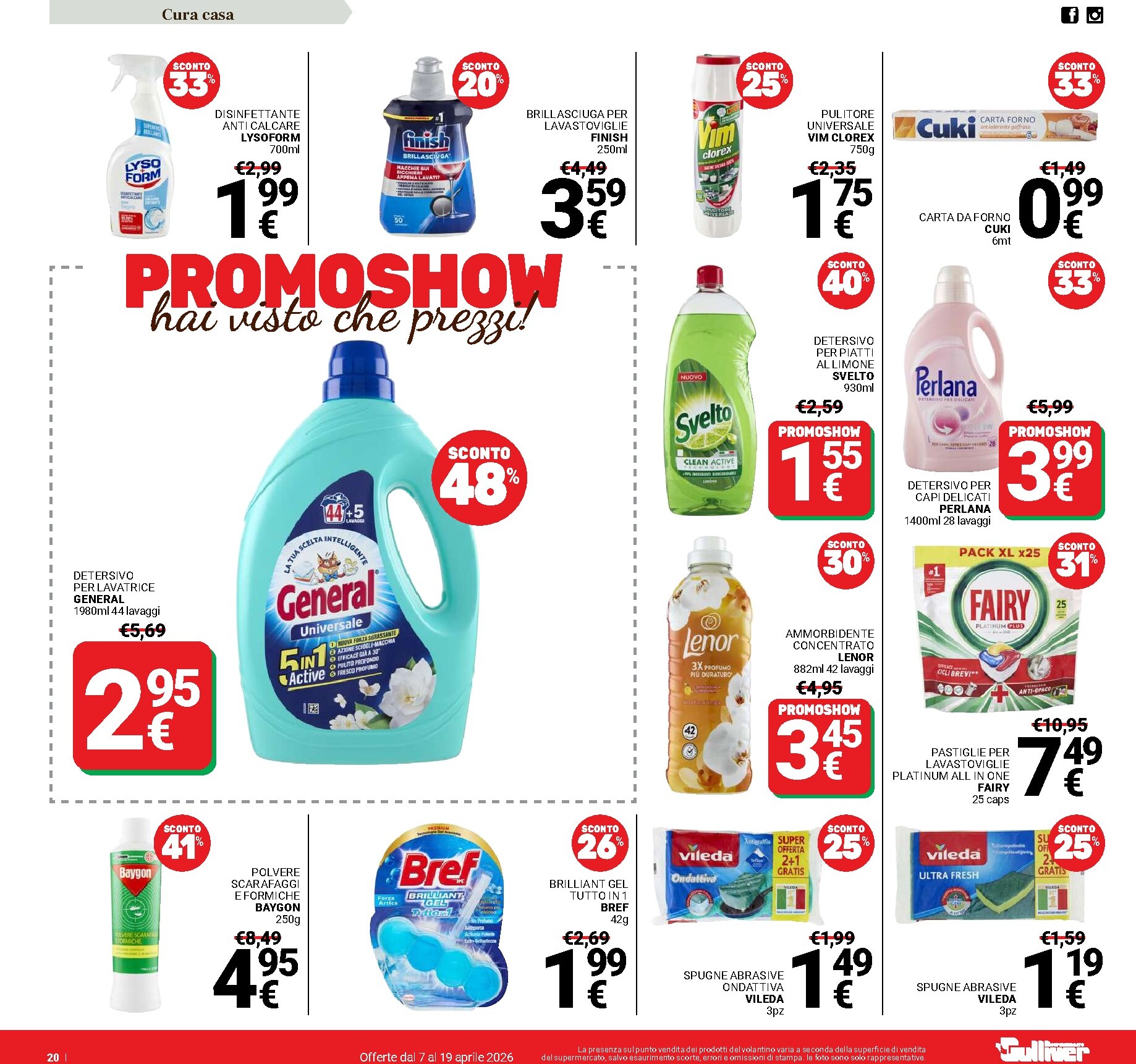 gulliver - Volantino attuale di Gulliver valido dal martedì 07/04/2026 al domenica 19/04/2026 - page: 20