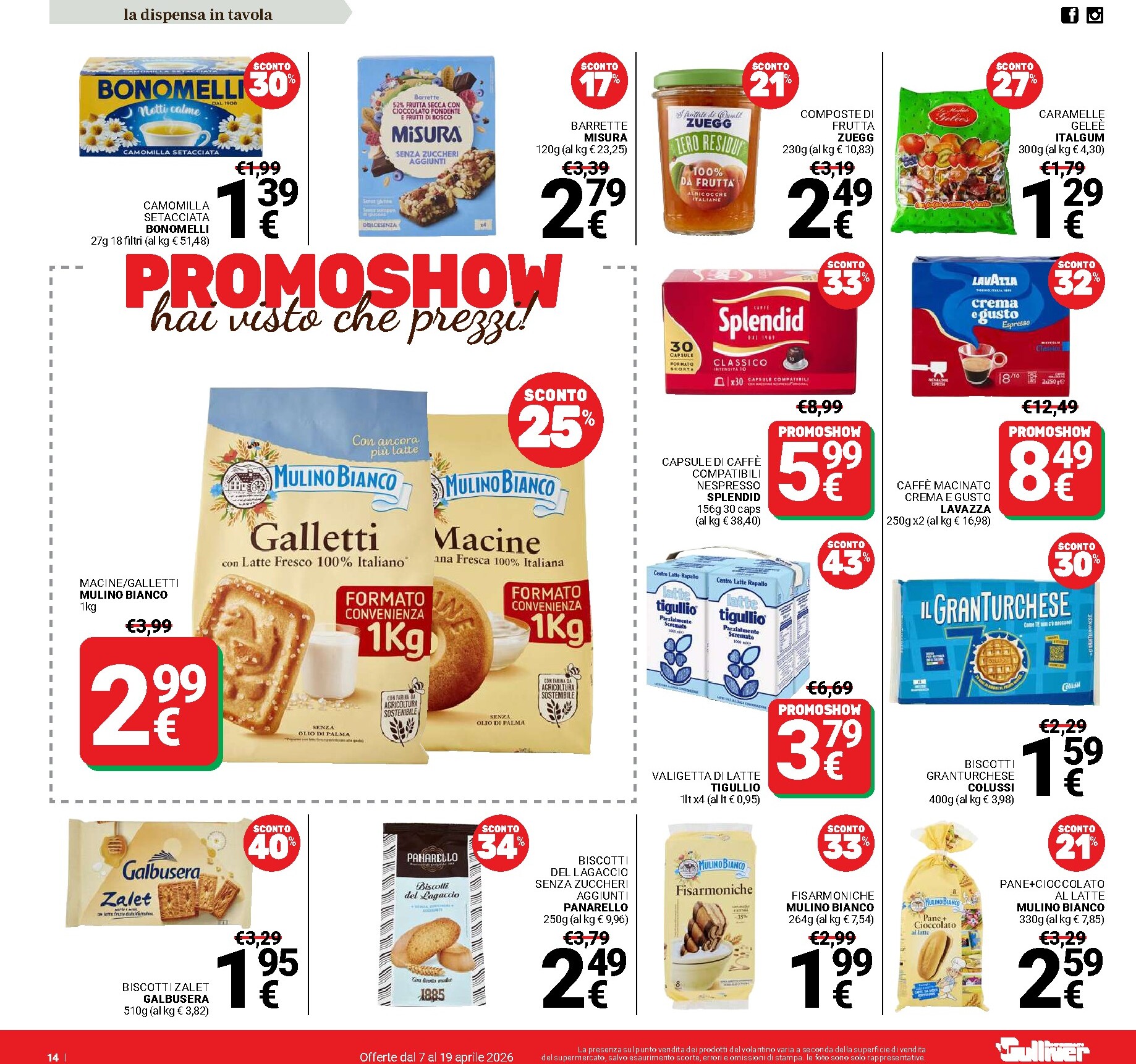 gulliver - Volantino attuale di Gulliver valido dal martedì 07/04/2026 al domenica 19/04/2026 - page: 14