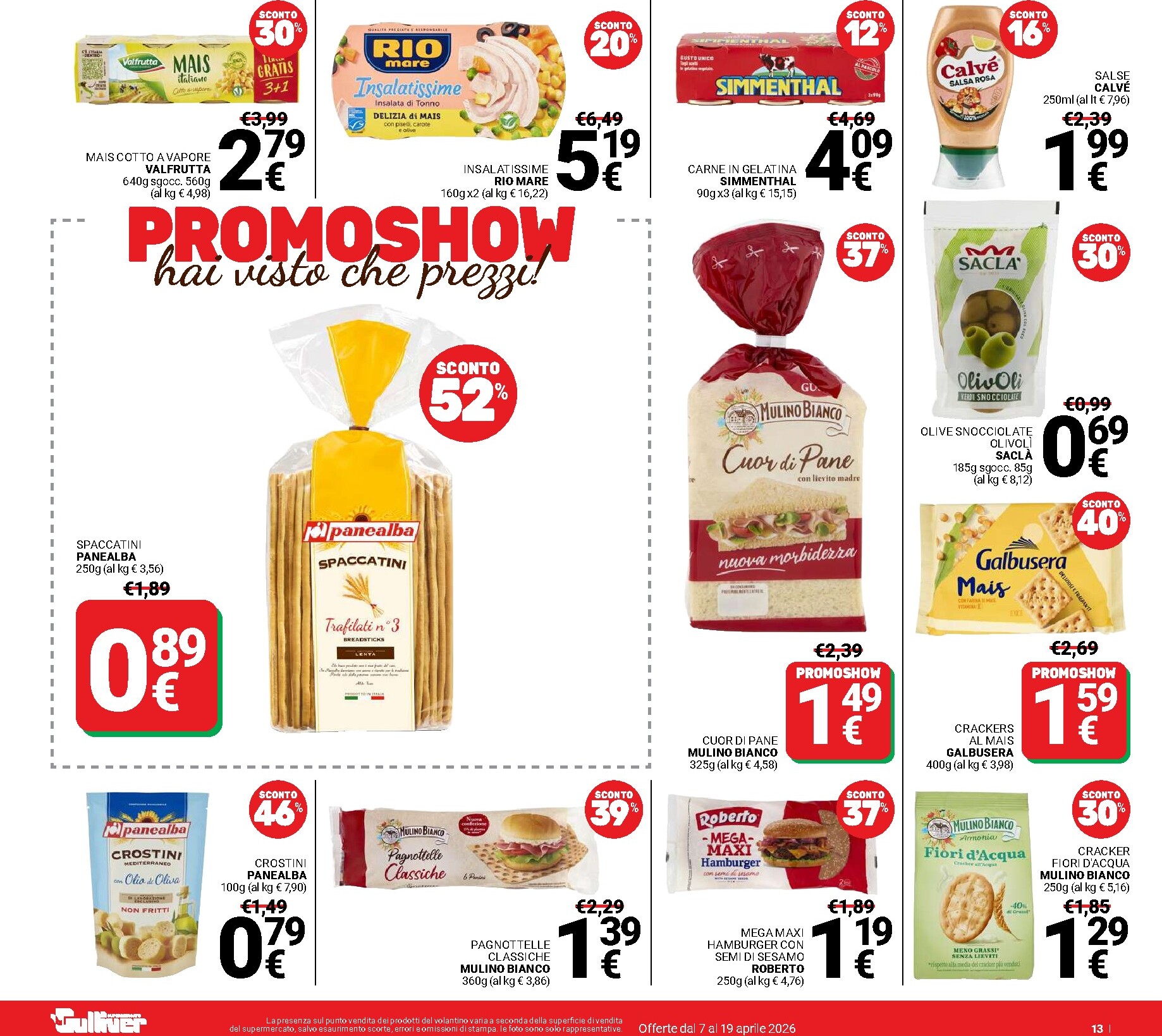 gulliver - Volantino attuale di Gulliver valido dal martedì 07/04/2026 al domenica 19/04/2026 - page: 13