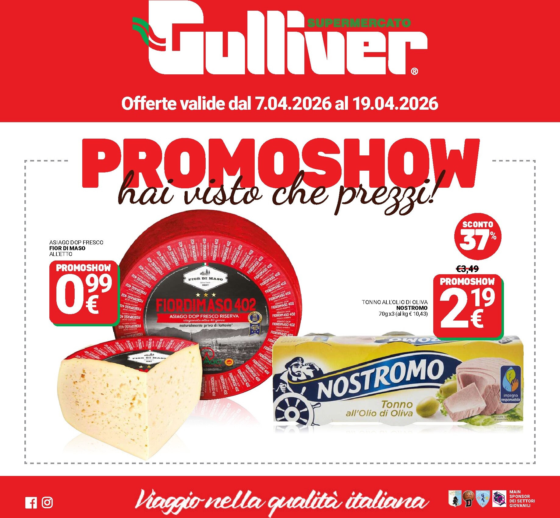 gulliver - Volantino attuale di Gulliver valido dal martedì 07/04/2026 al domenica 19/04/2026