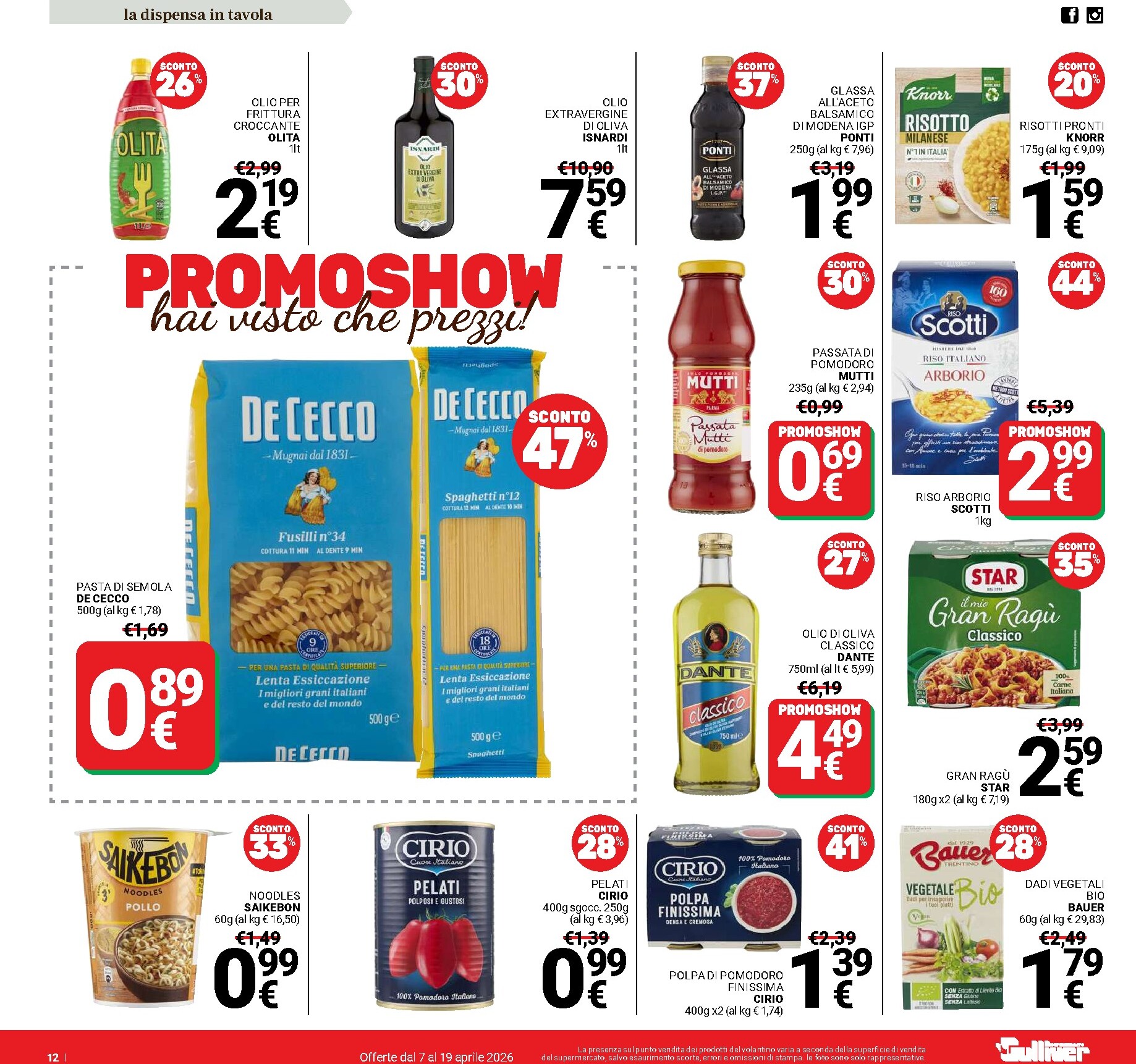 gulliver - Volantino attuale di Gulliver valido dal martedì 07/04/2026 al domenica 19/04/2026 - page: 12
