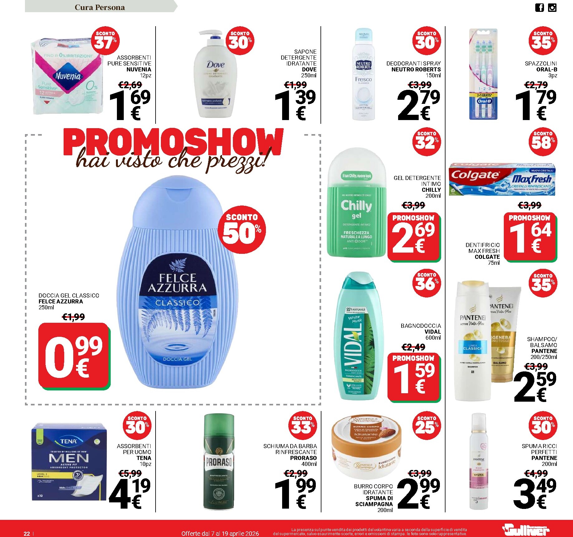 gulliver - Volantino attuale di Gulliver valido dal martedì 07/04/2026 al domenica 19/04/2026 - page: 22