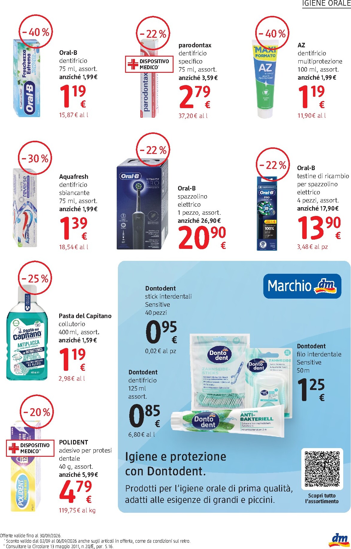 dm-drogerie-markt - Volantino dm drogerie markt per la prossima settimana dal mercoledì 02/09/2026 al mercoledì 30/09/2026 - page: 9