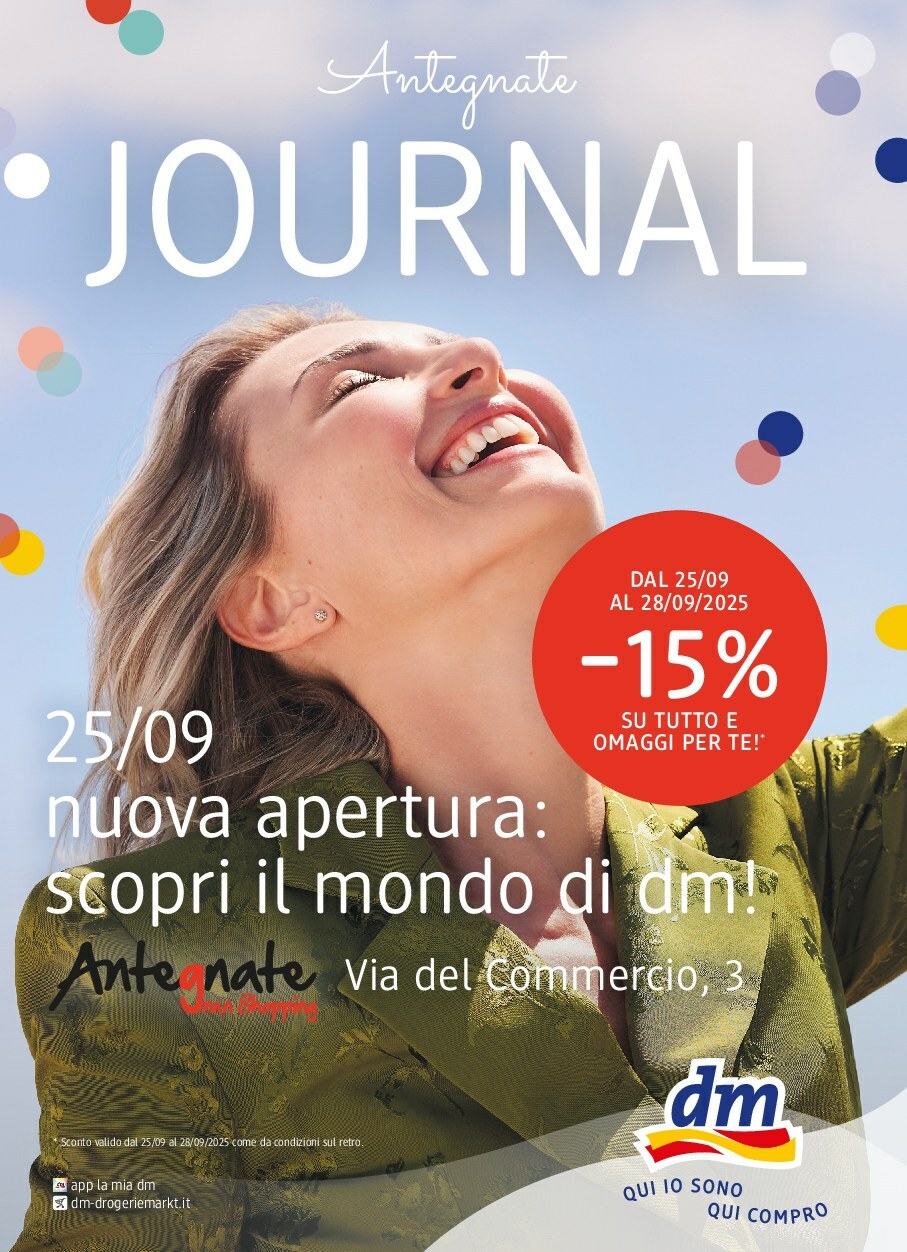 dm-drogerie-markt - Volantino dm drogerie markt - Antegnate valido dal 25/09 al 28/09