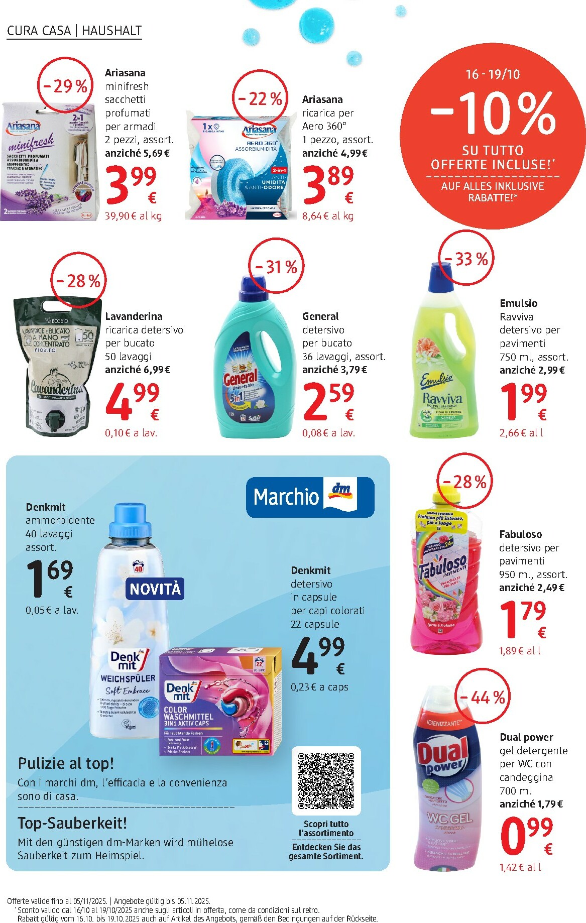 dm-drogerie-markt - Volantino dm drogerie markt - Bolzano Journal valido dal 02/10 al 05/11 - page: 12