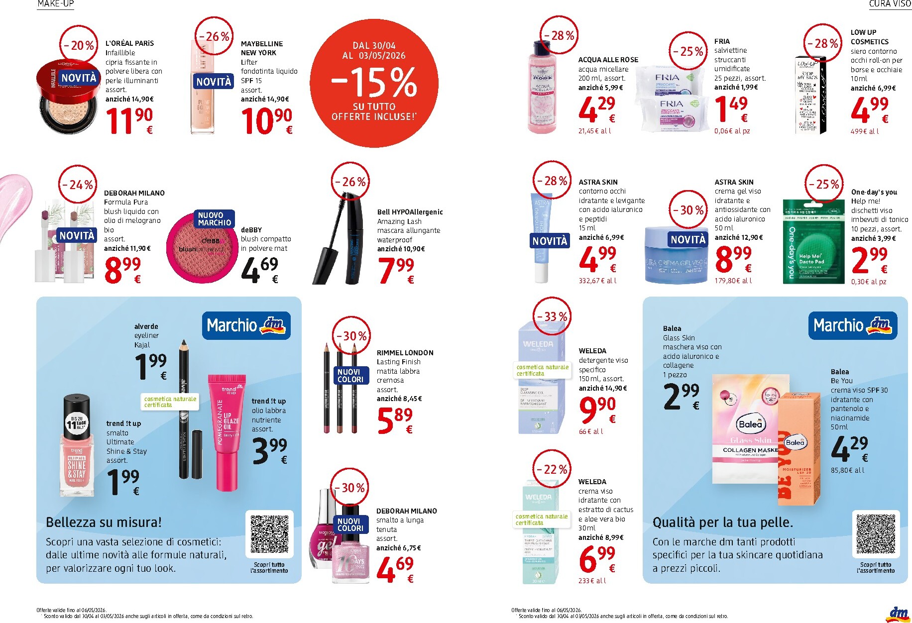 dm-drogerie-markt - Volantino dm drogerie markt - Busnago Journal per la prossima settimana dal giovedì 30/04/2026 al domenica 03/05/2026 - page: 3