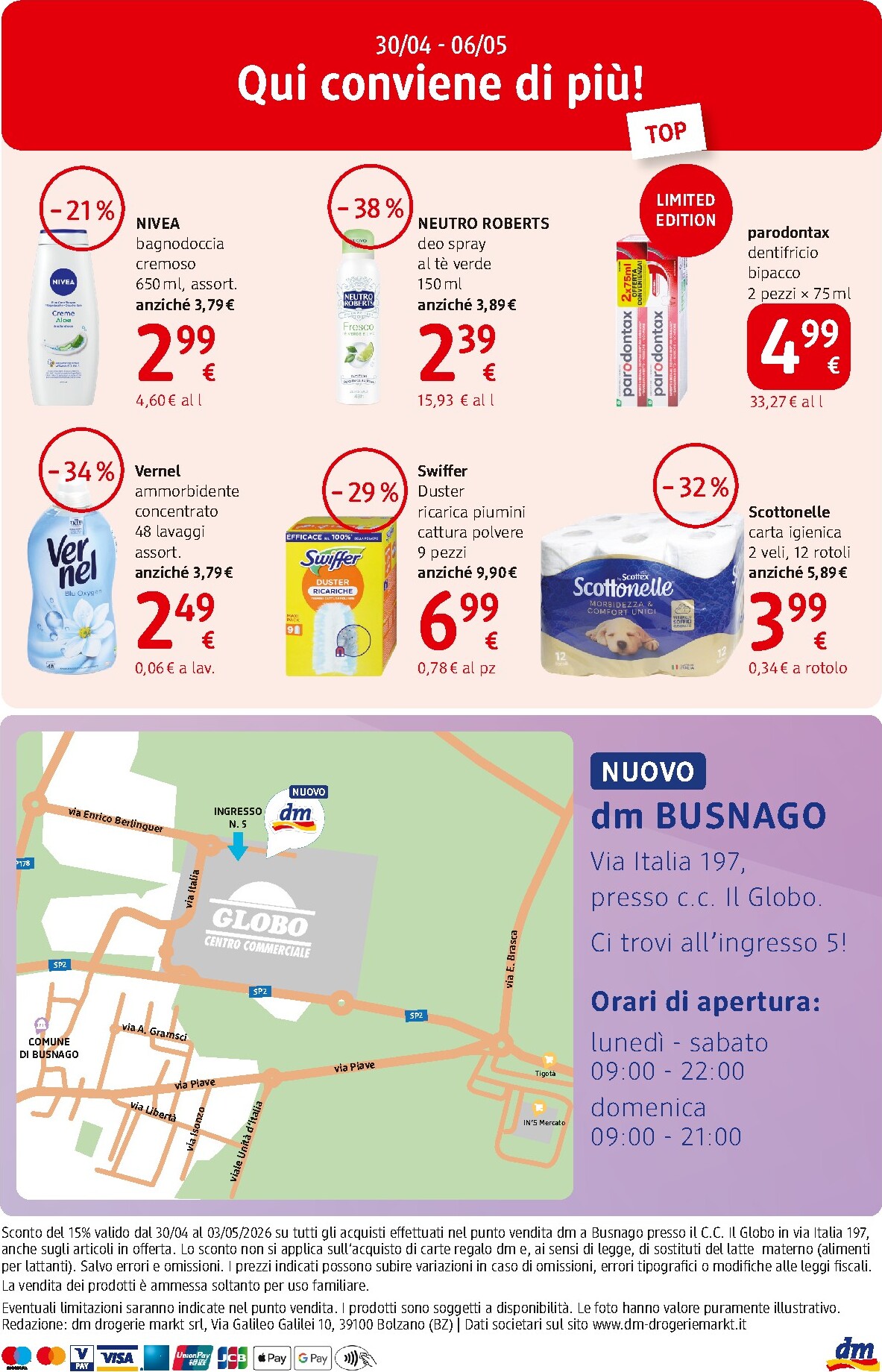 dm-drogerie-markt - Volantino dm drogerie markt - Busnago Journal per la prossima settimana dal giovedì 30/04/2026 al domenica 03/05/2026 - page: 9