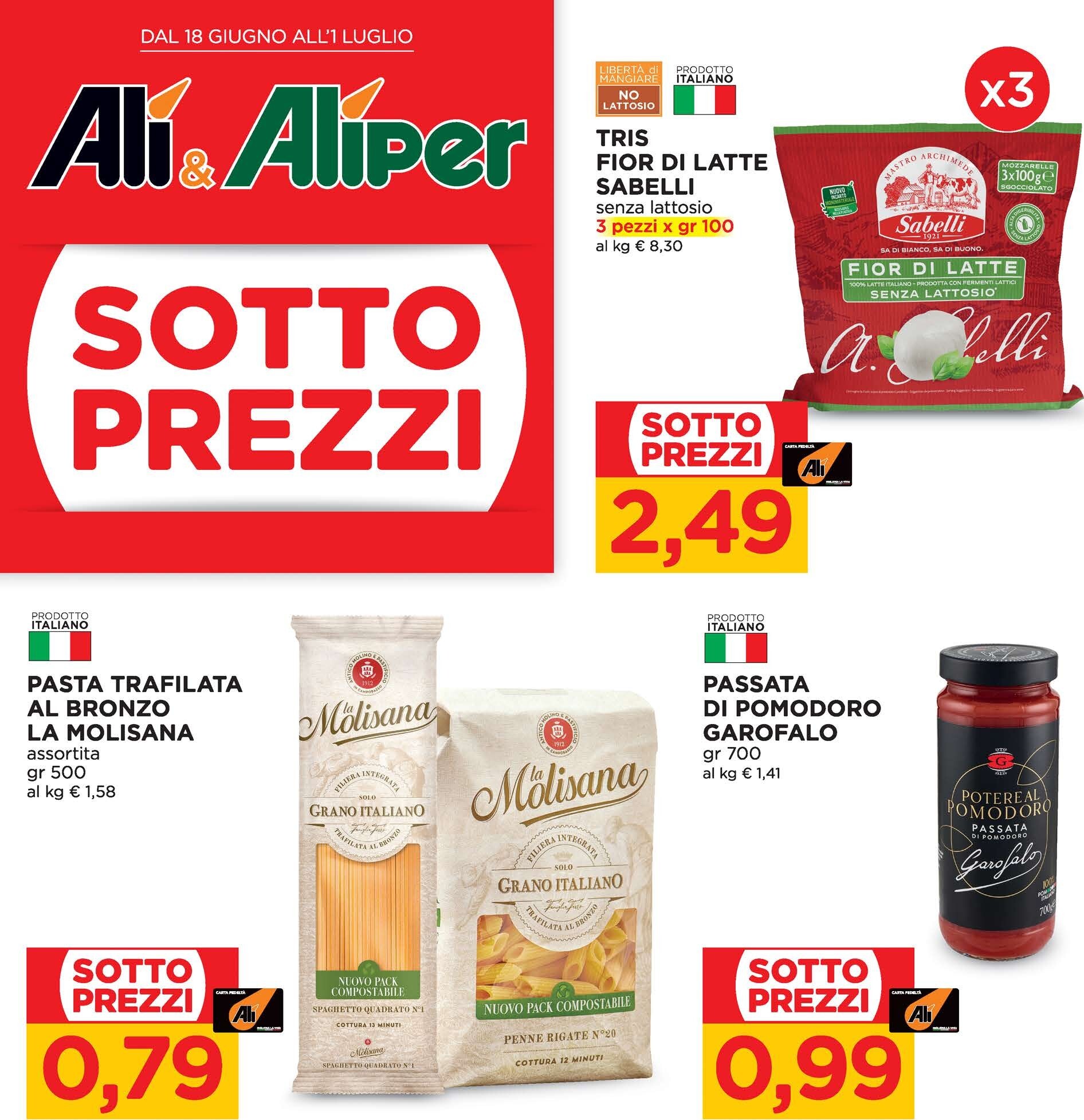 ali-aliper - Volantino attuale di Ali - Aliper valido dal giovedì 18/06/2026 al mercoledì 01/07/2026