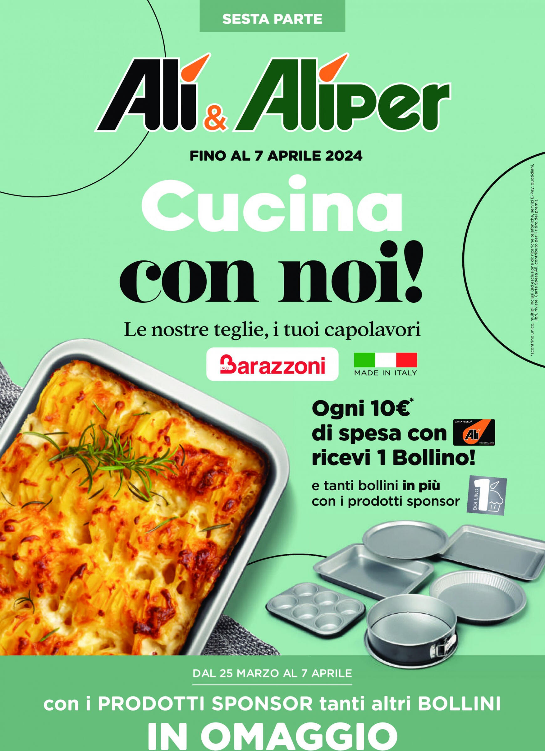ali-aliper - Nuovo volantino Ali - Aliper - Cucina con noi! 25.03. - 07.04.