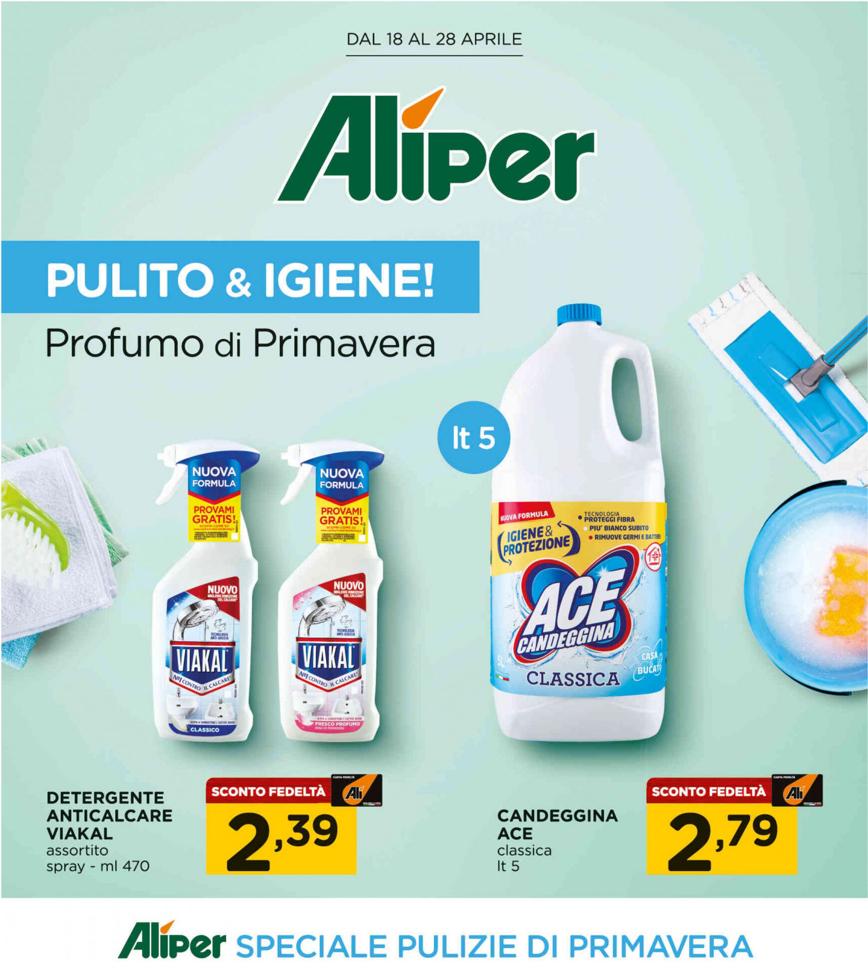ali-aliper - Nuovo volantino Aliper - Pulito & igiene! 18.04. - 28.04.