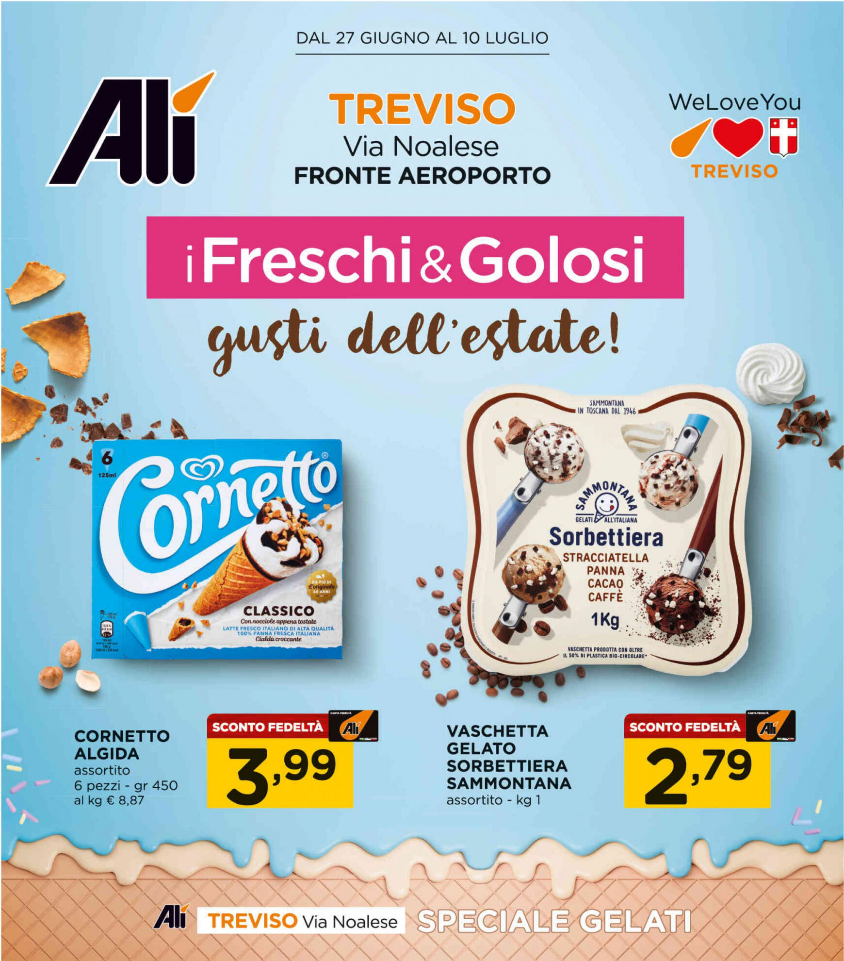 ali-aliper - Nuovo volantino Ali - Speciale gelati 27.06. - 10.07.