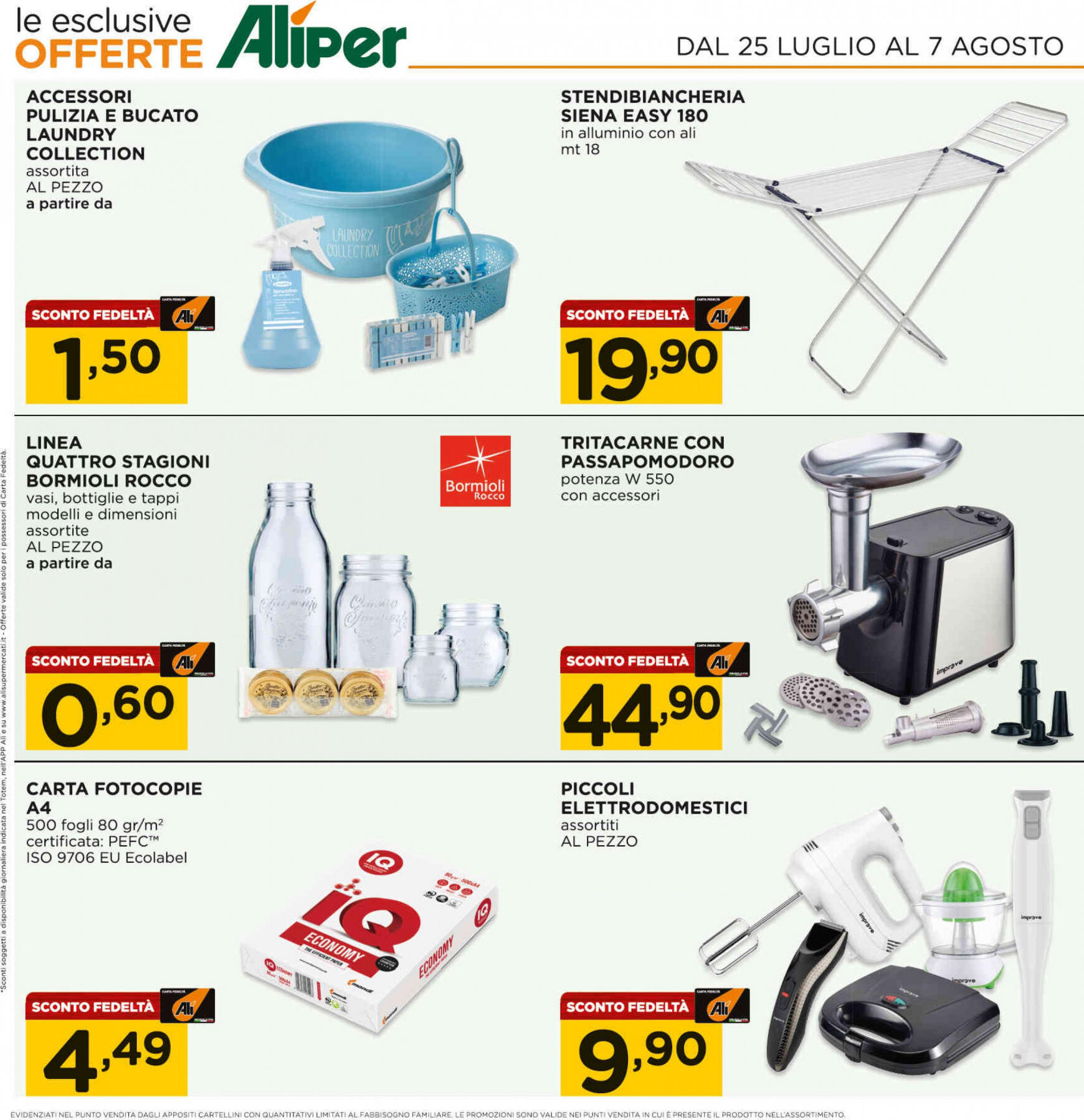 ali-aliper - Nuovo volantino Ali - Aliper - Sconto fedeltà 25.07. - 07.08. - page: 19