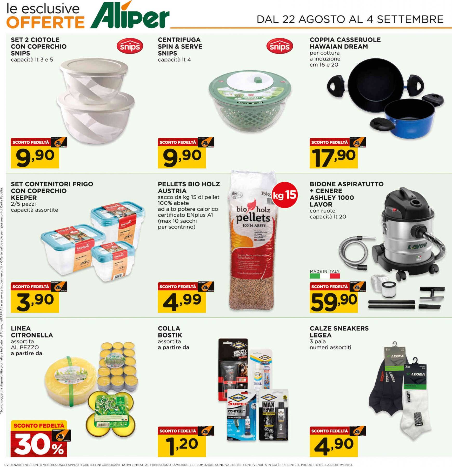 ali-aliper - Nuovo volantino Ali - Aliper - Sconto fino al 30% 22.08. - 04.09. - page: 19