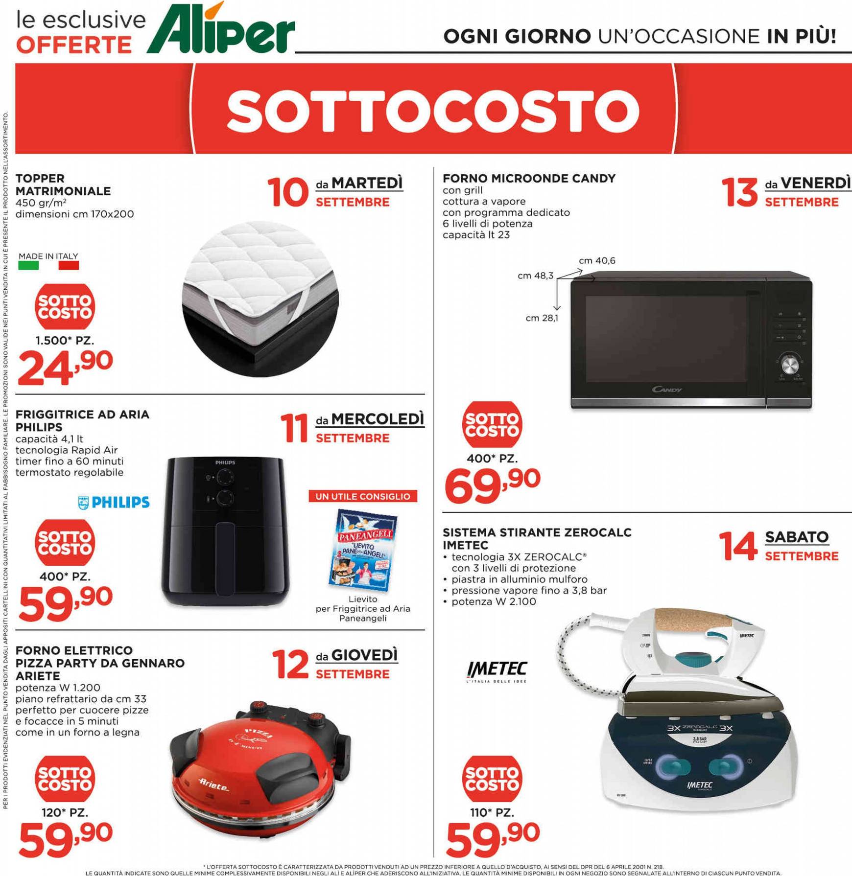 ali-aliper - Nuovo volantino Ali - Aliper - Sottocosto 05.09. - 14.09. - page: 11