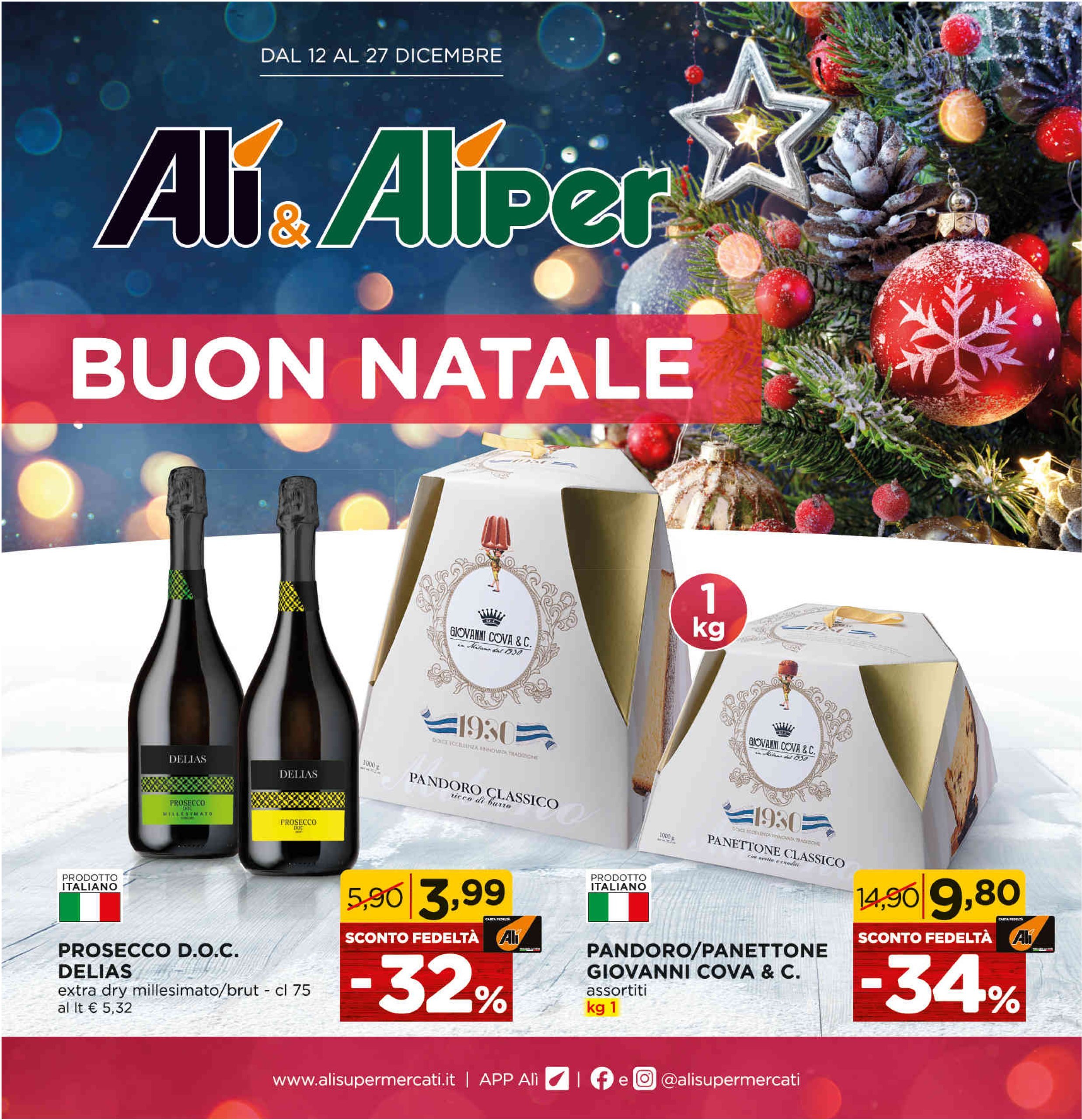 ali-aliper - Volantino Ali - Aliper - Buon Natale valido dal 12/12 al 27/12