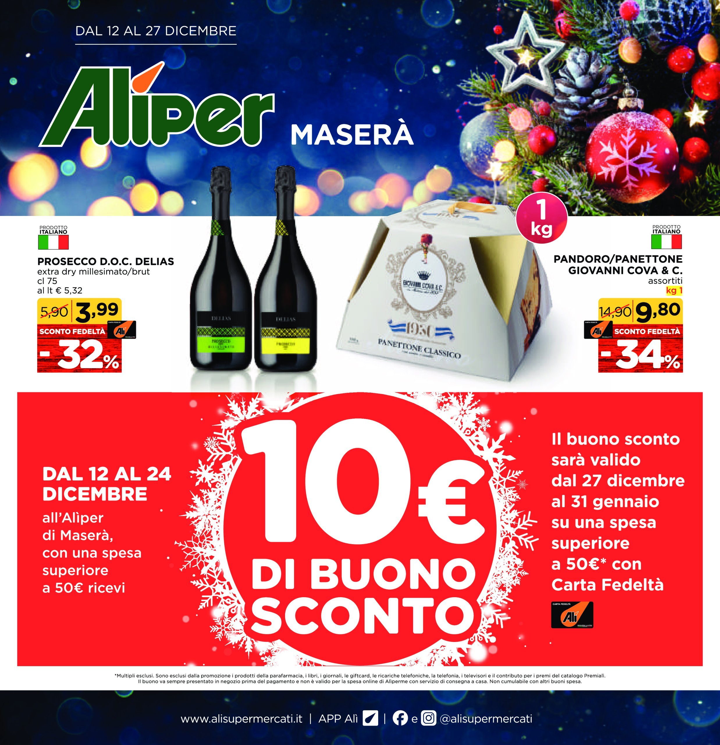 ali-aliper - Volantino Aliper - Maserà valido dal 12/12 al 27/12