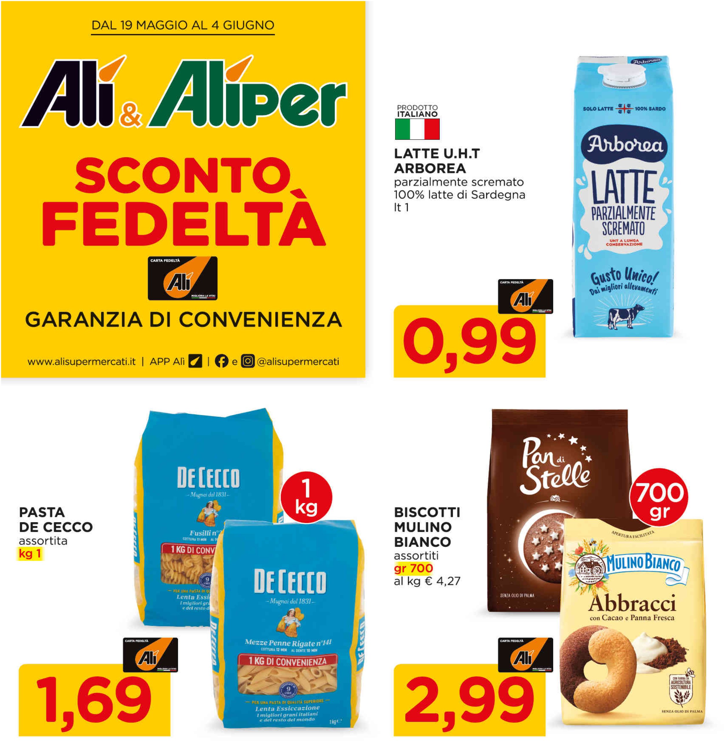 ali-aliper - Volantino Ali - Aliper - Sconto fedeltà valido dal 19/05 al 04/06